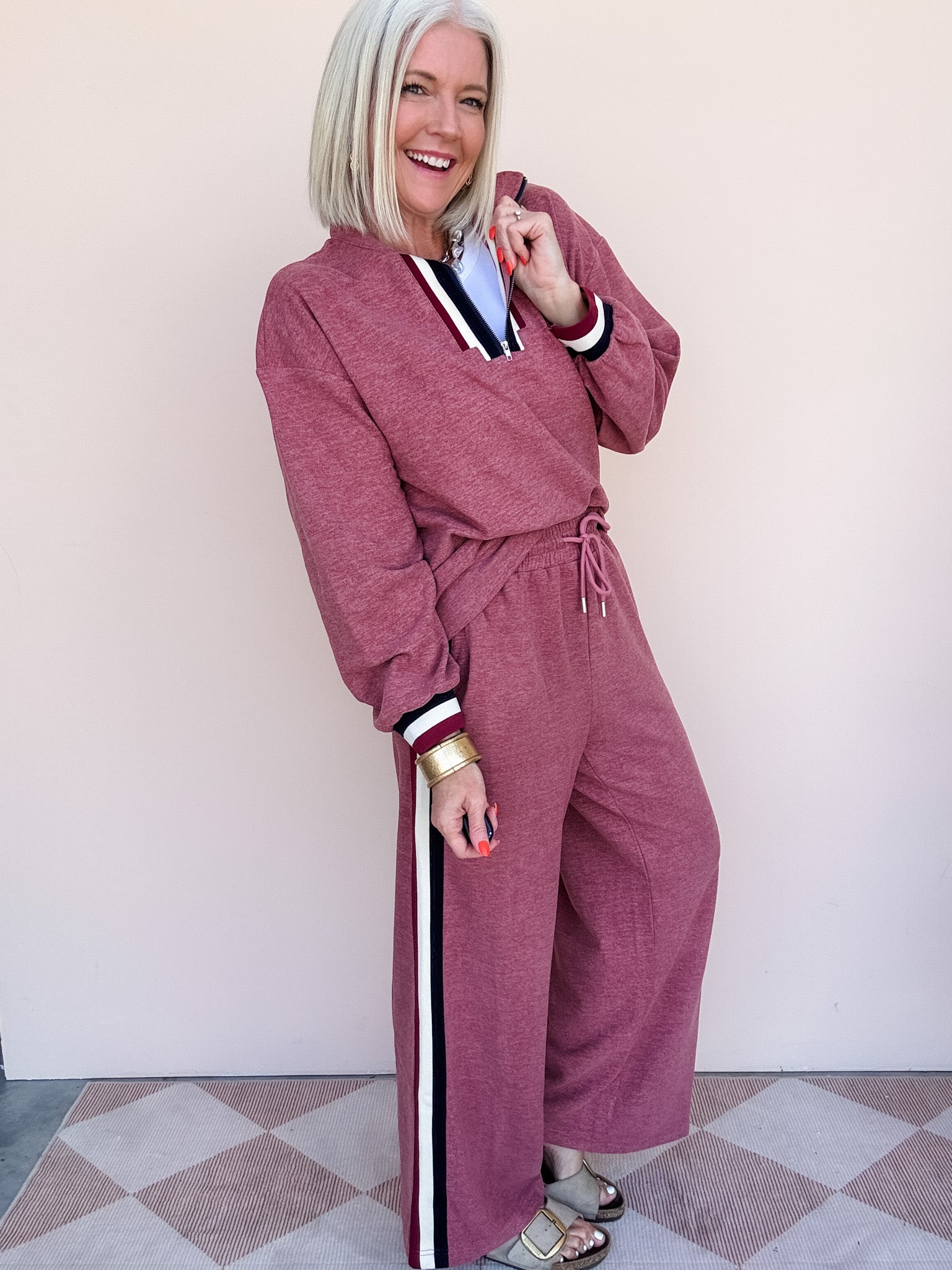 Lounge Society Set | Burgundy