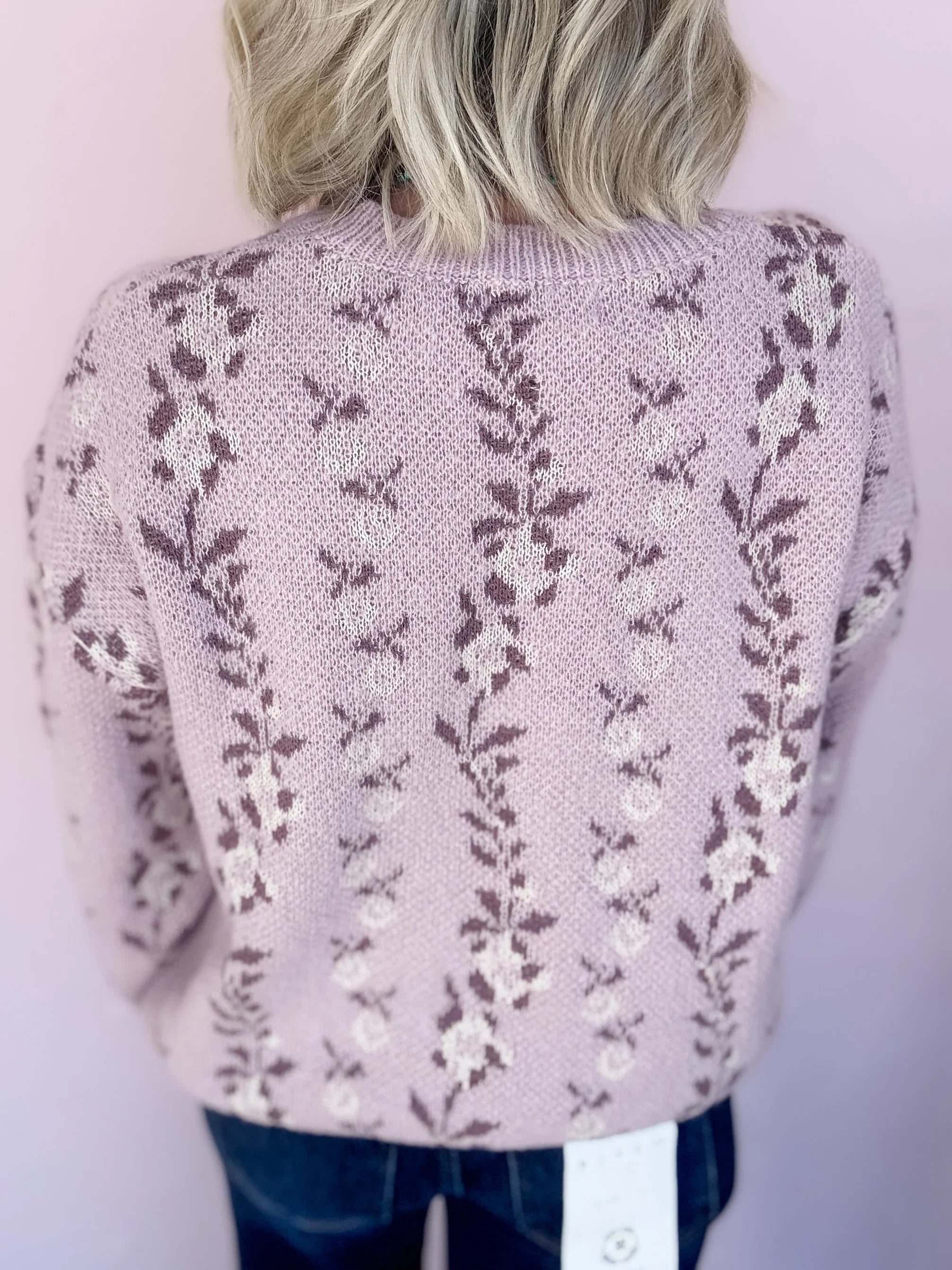 Poetry in Pink Sweater