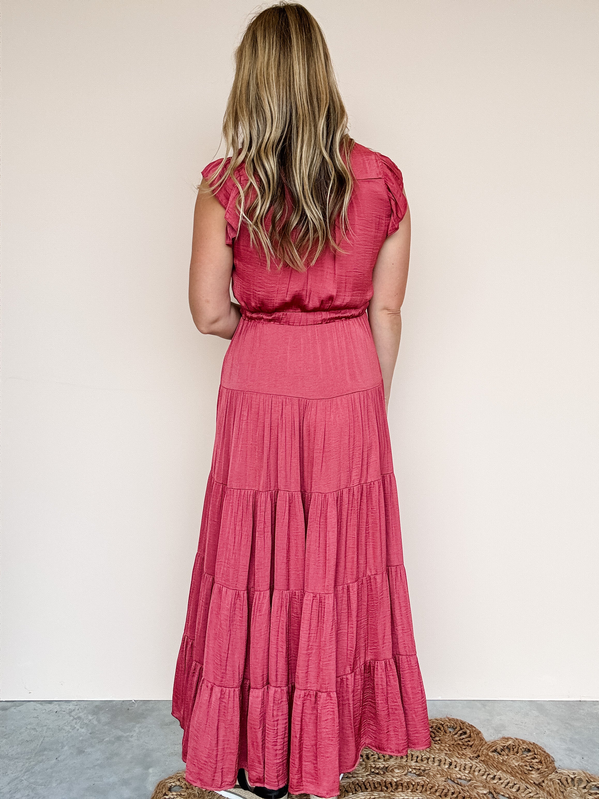 Desert Rose Tiered Maxi