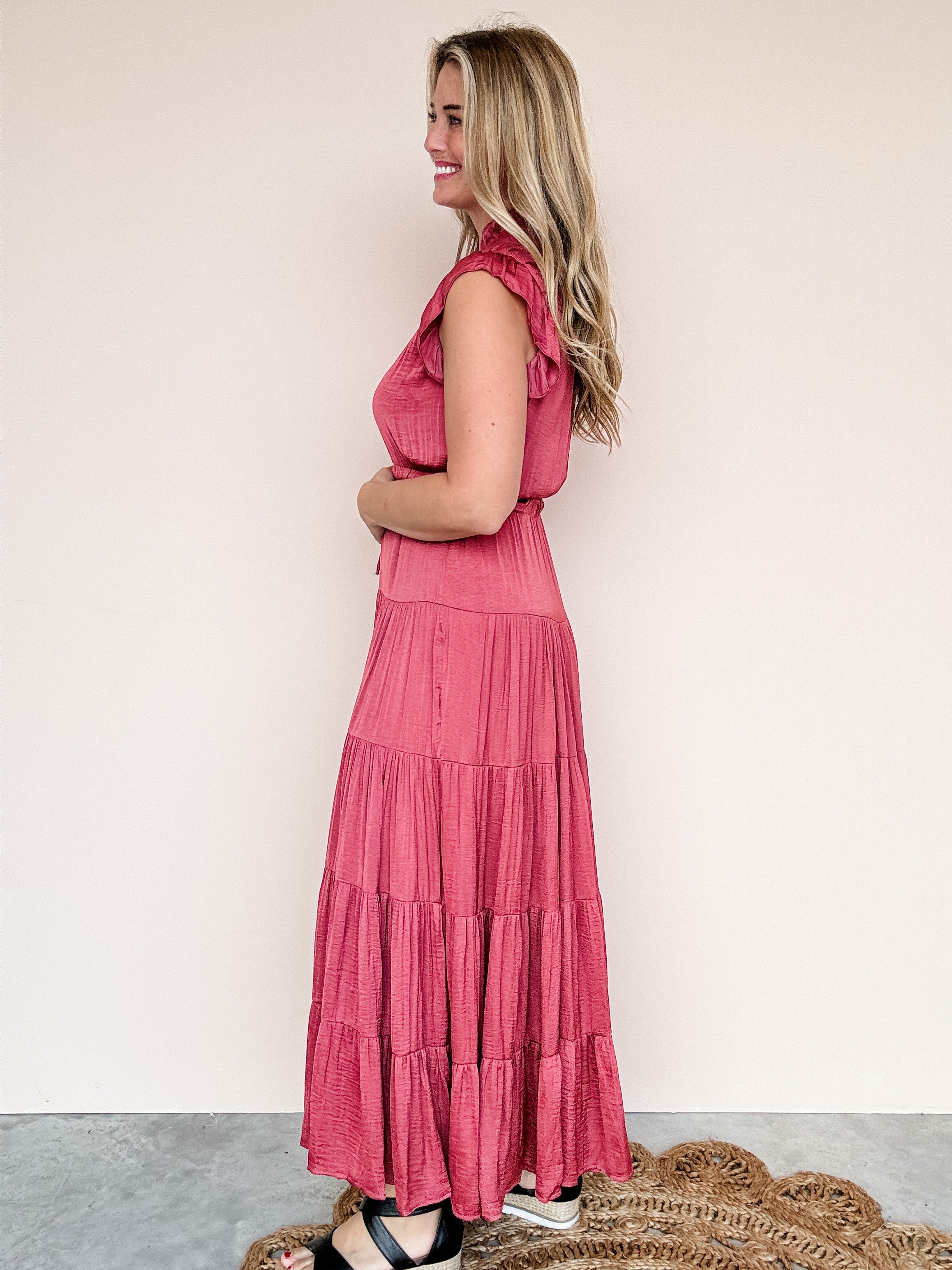 Desert Rose Tiered Maxi