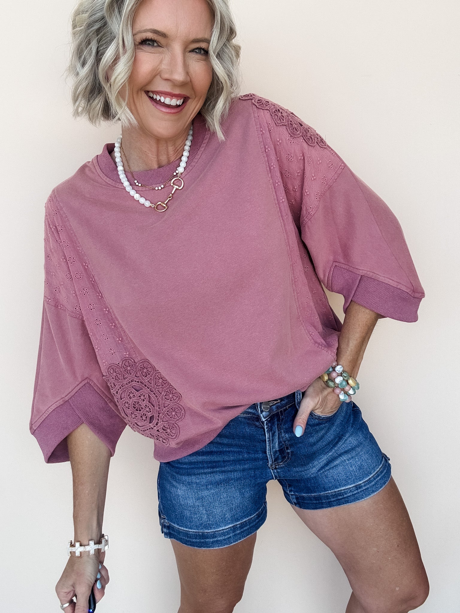 Lace & Leisure Top
