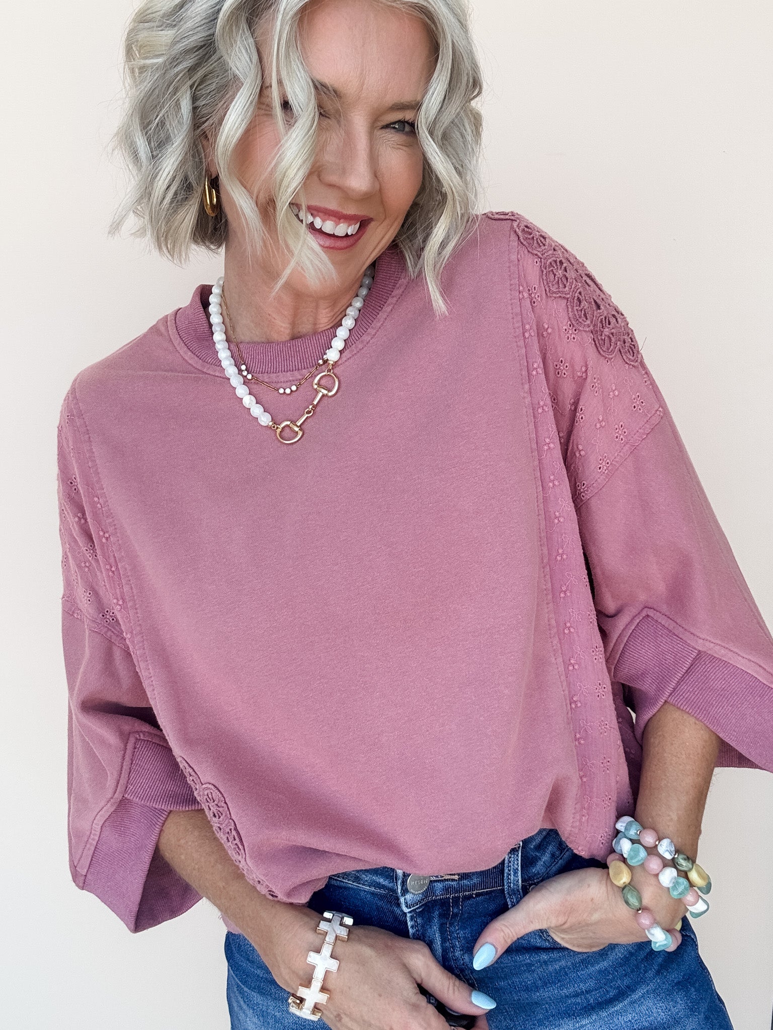 Lace & Leisure Top