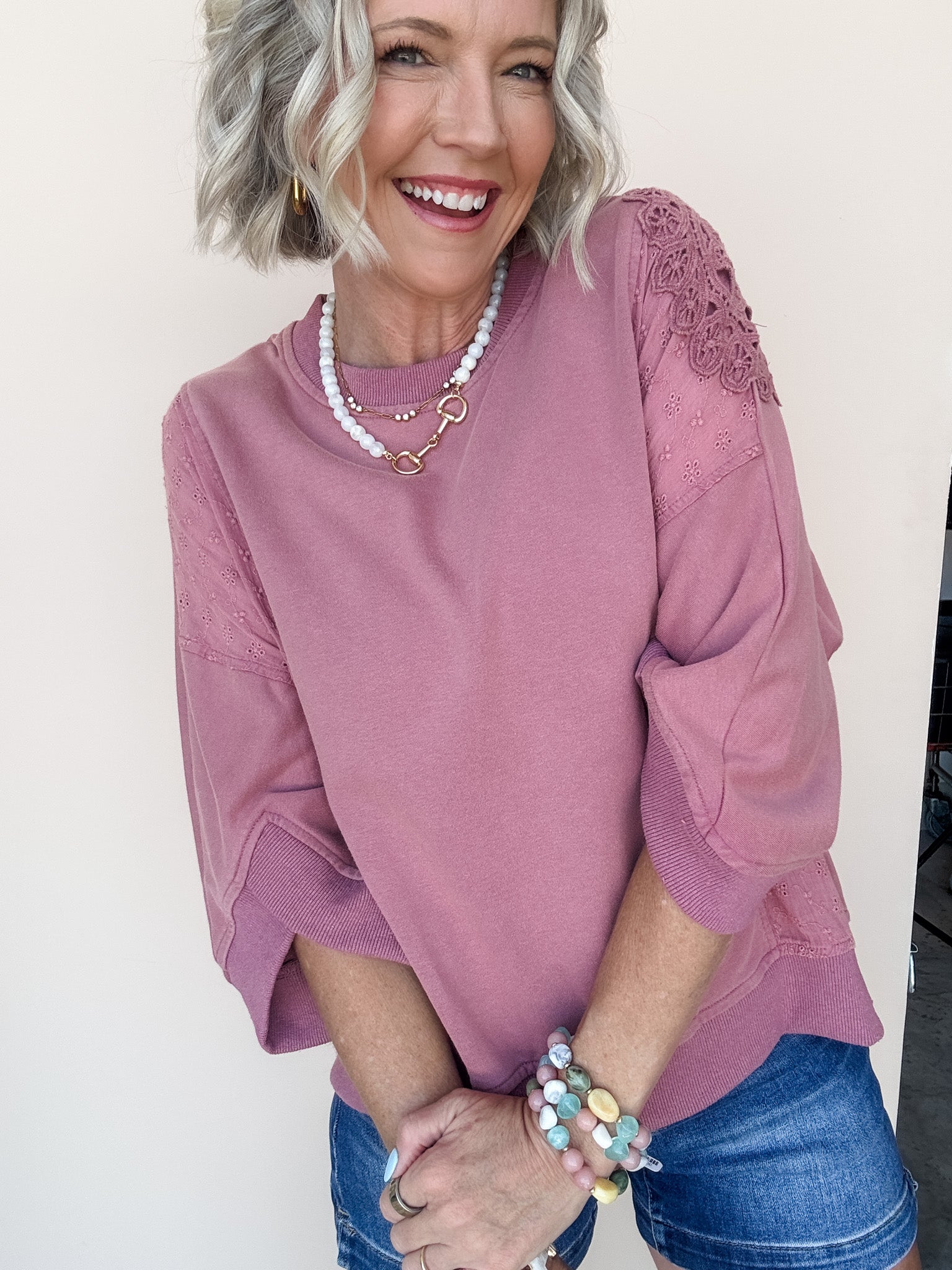 Lace & Leisure Top