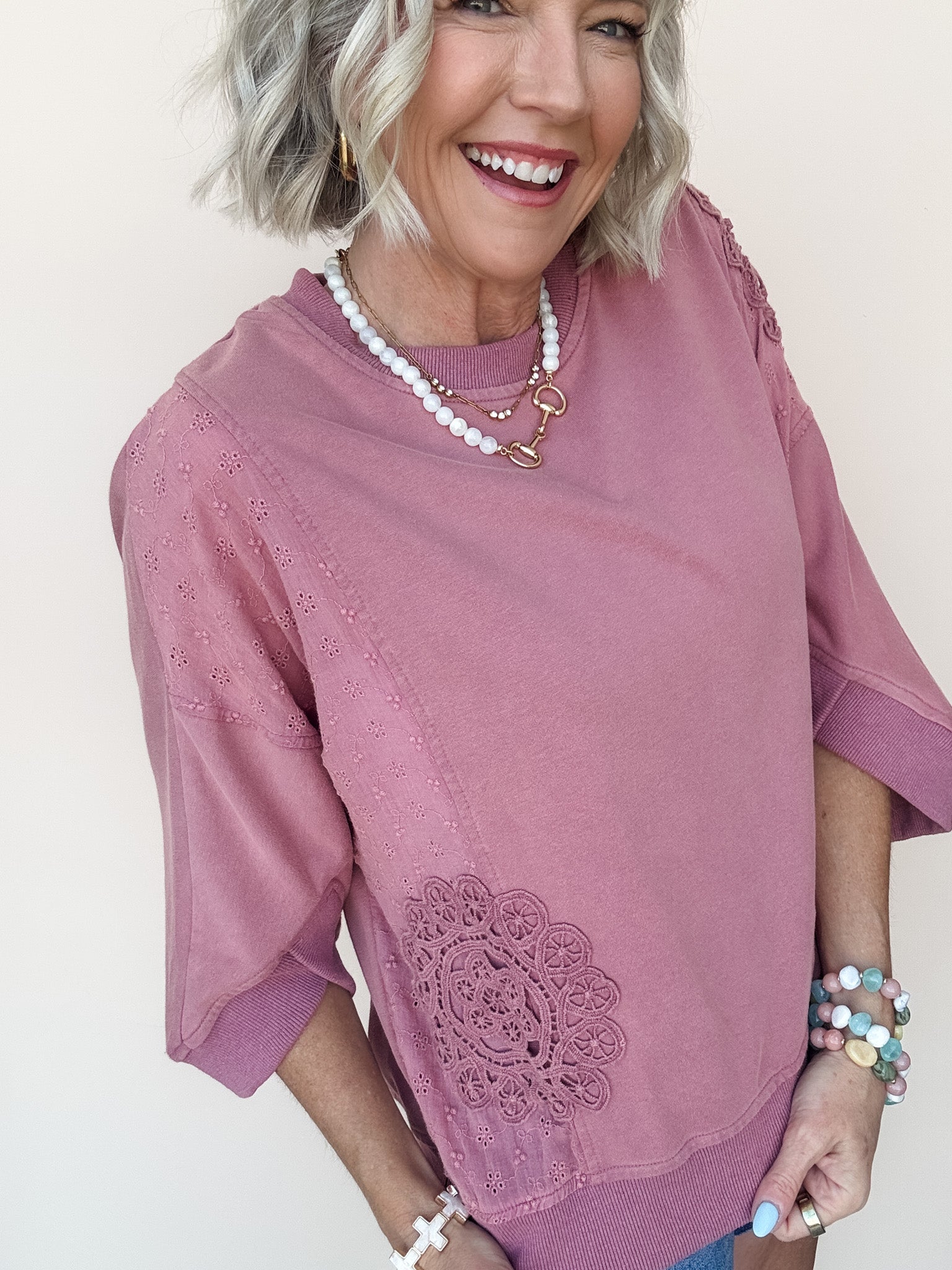 Lace & Leisure Top