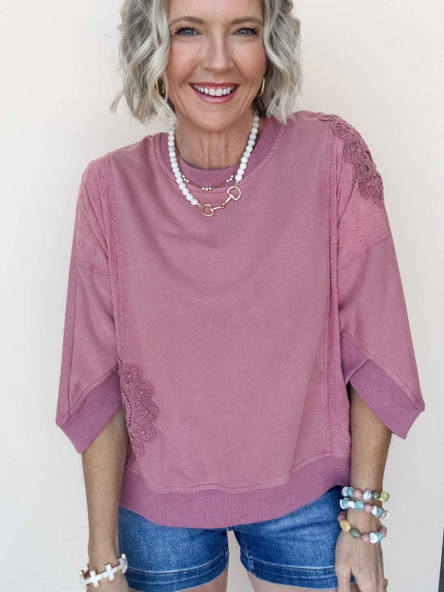 Lace & Leisure Top
