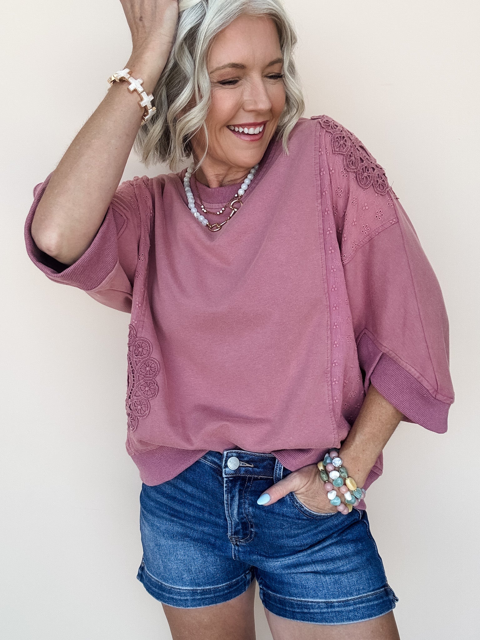 Lace & Leisure Top