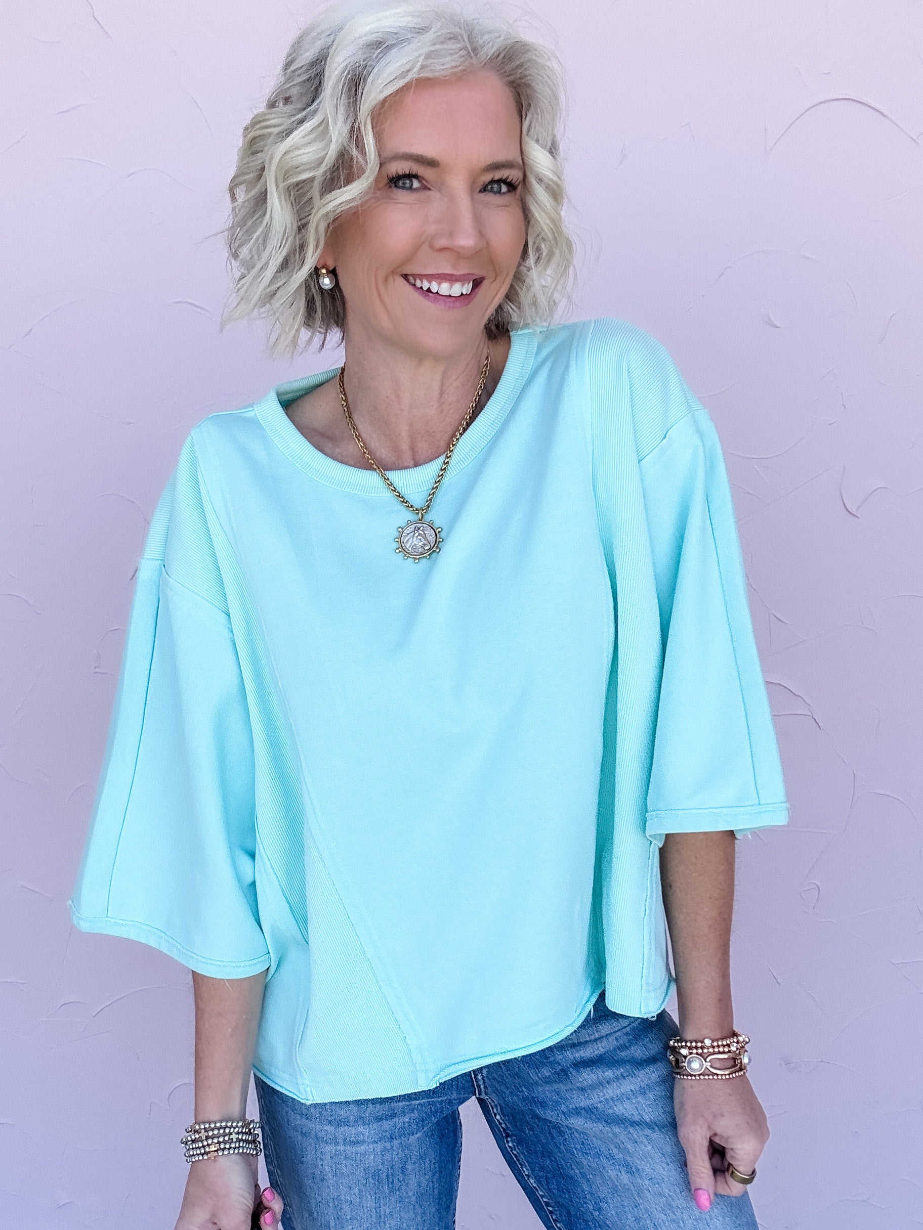 Cool Mint Everyday Pullover