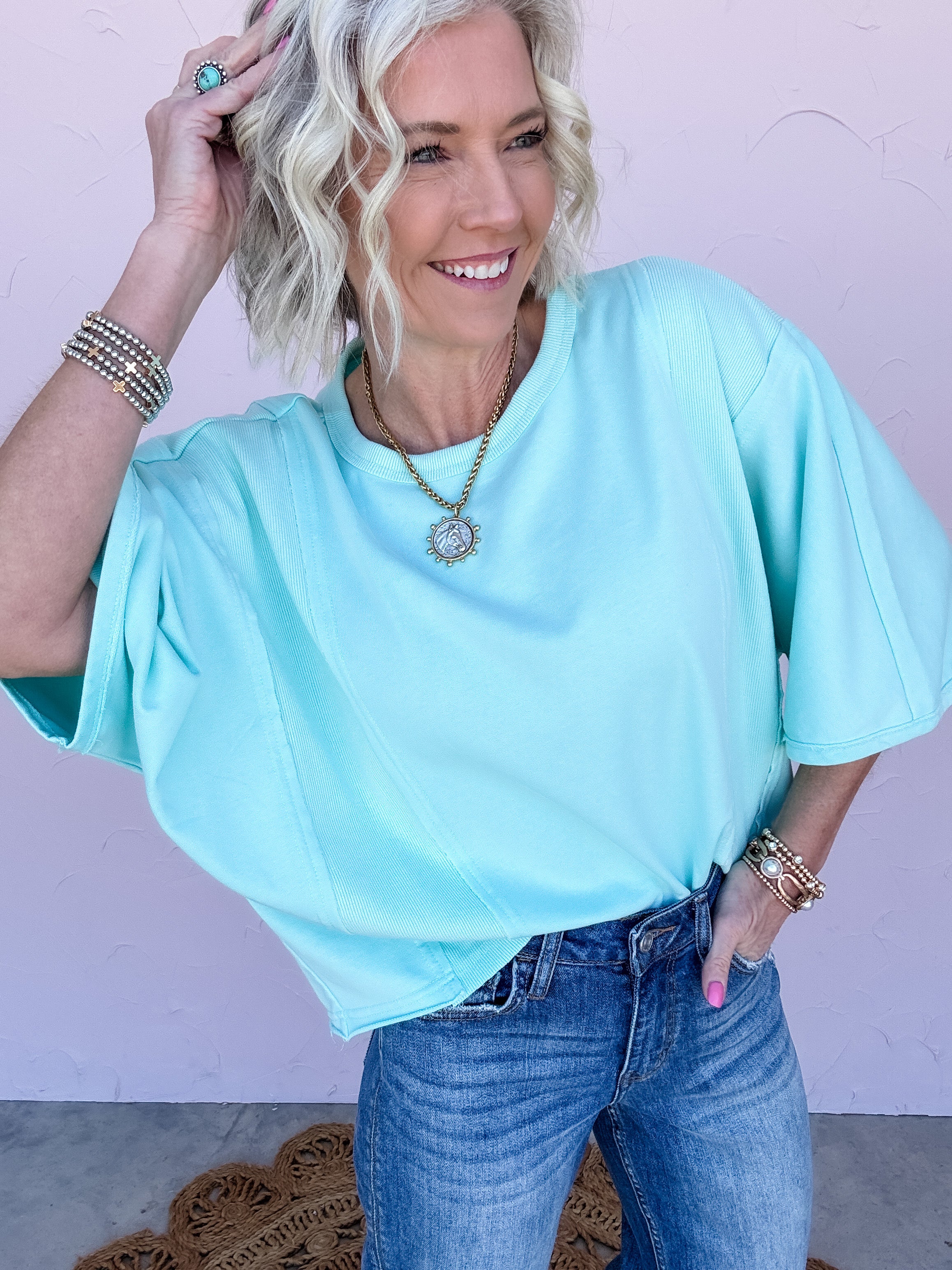 Cool Mint Everyday Pullover