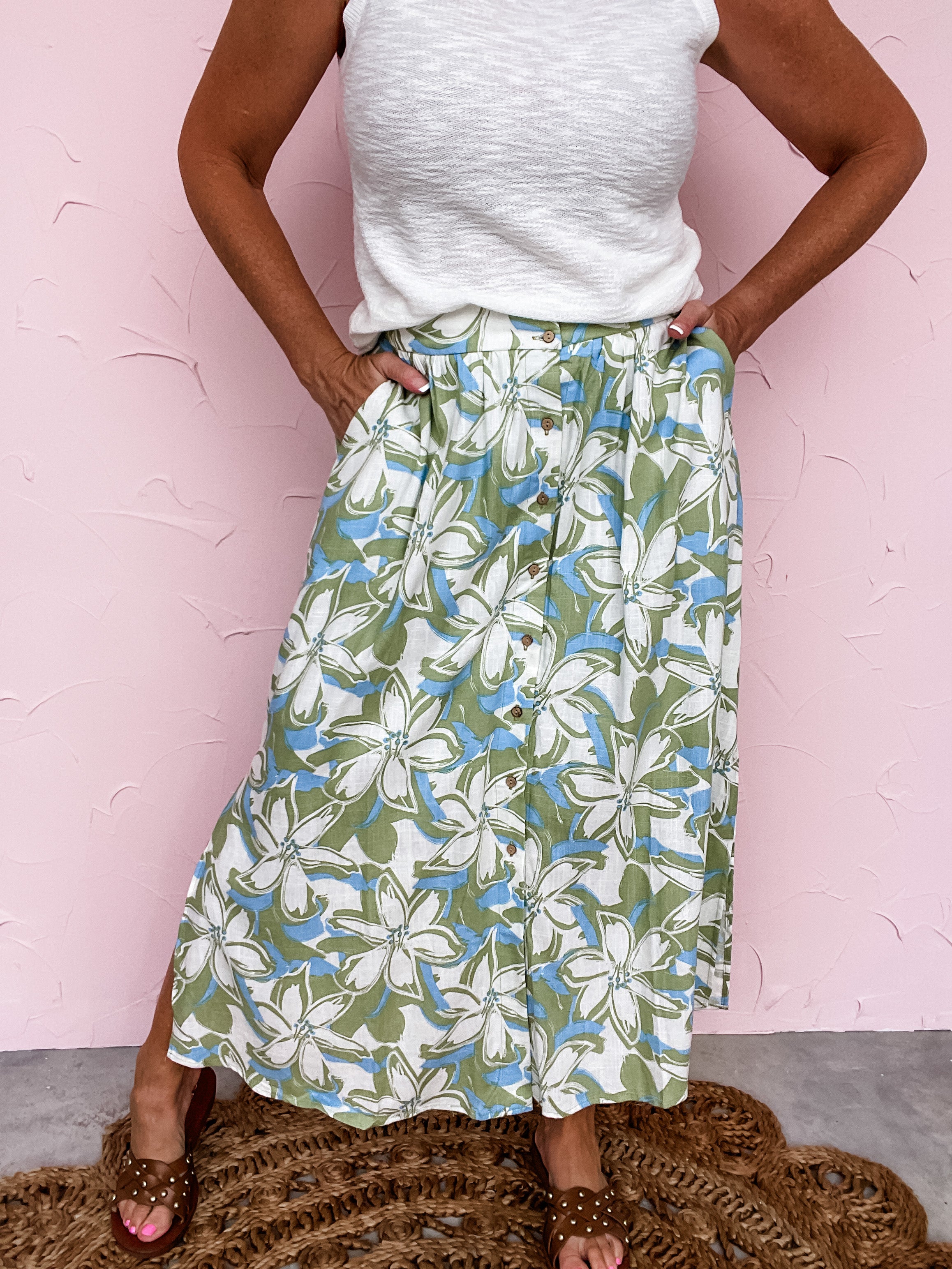 St. Croix Midi Skirt
