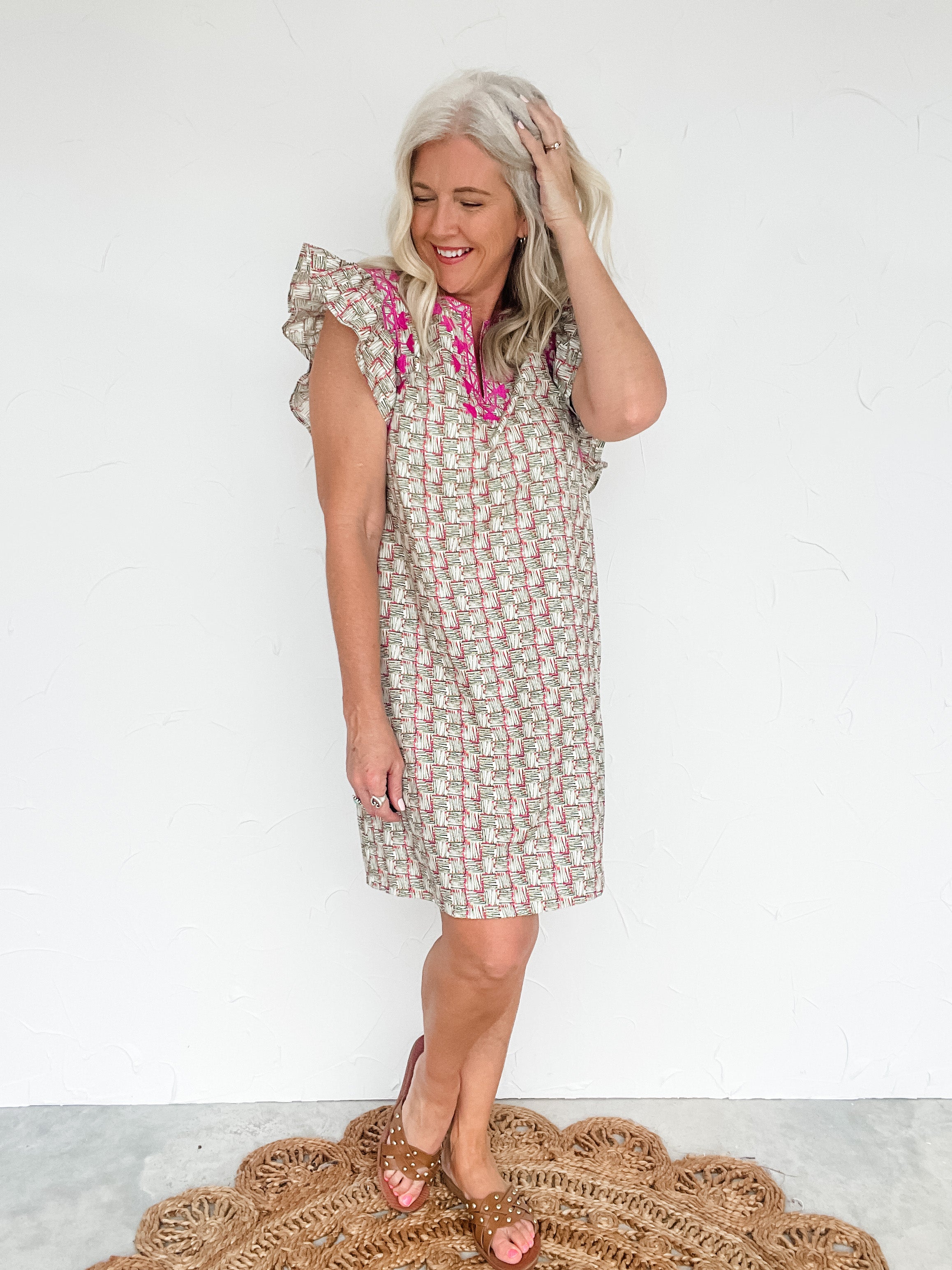 Ainsley Embroidered Dress