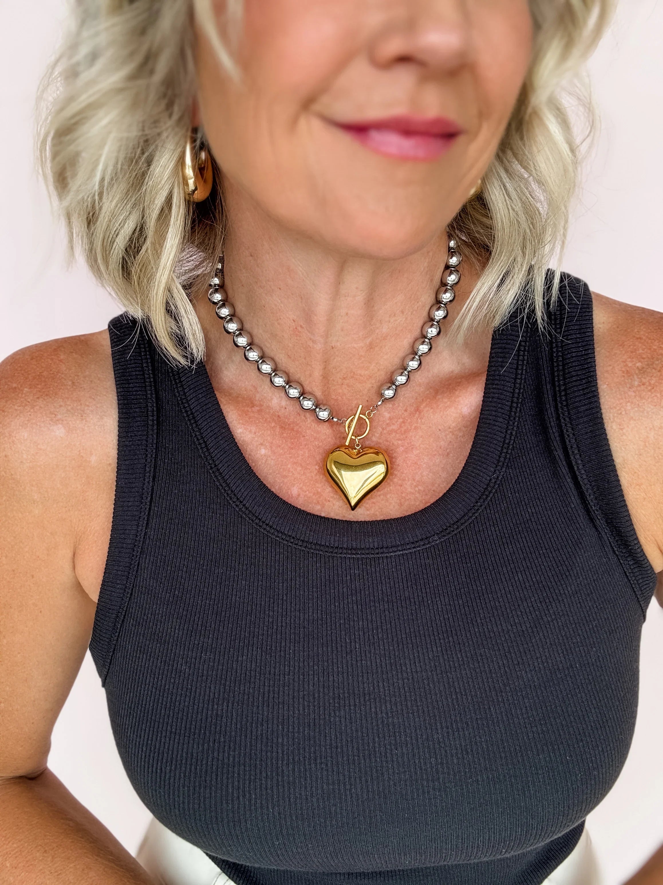 Mixed Emotions Heart Necklace