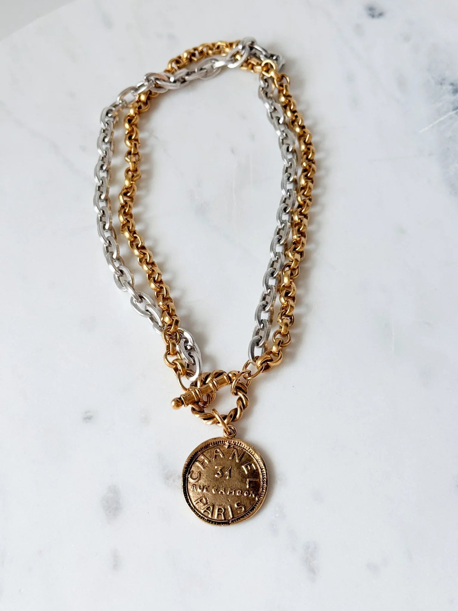 YOCHI | Colette Medallion Necklace