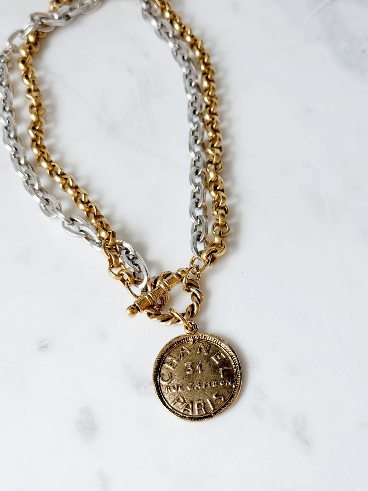 YOCHI | Colette Medallion Necklace