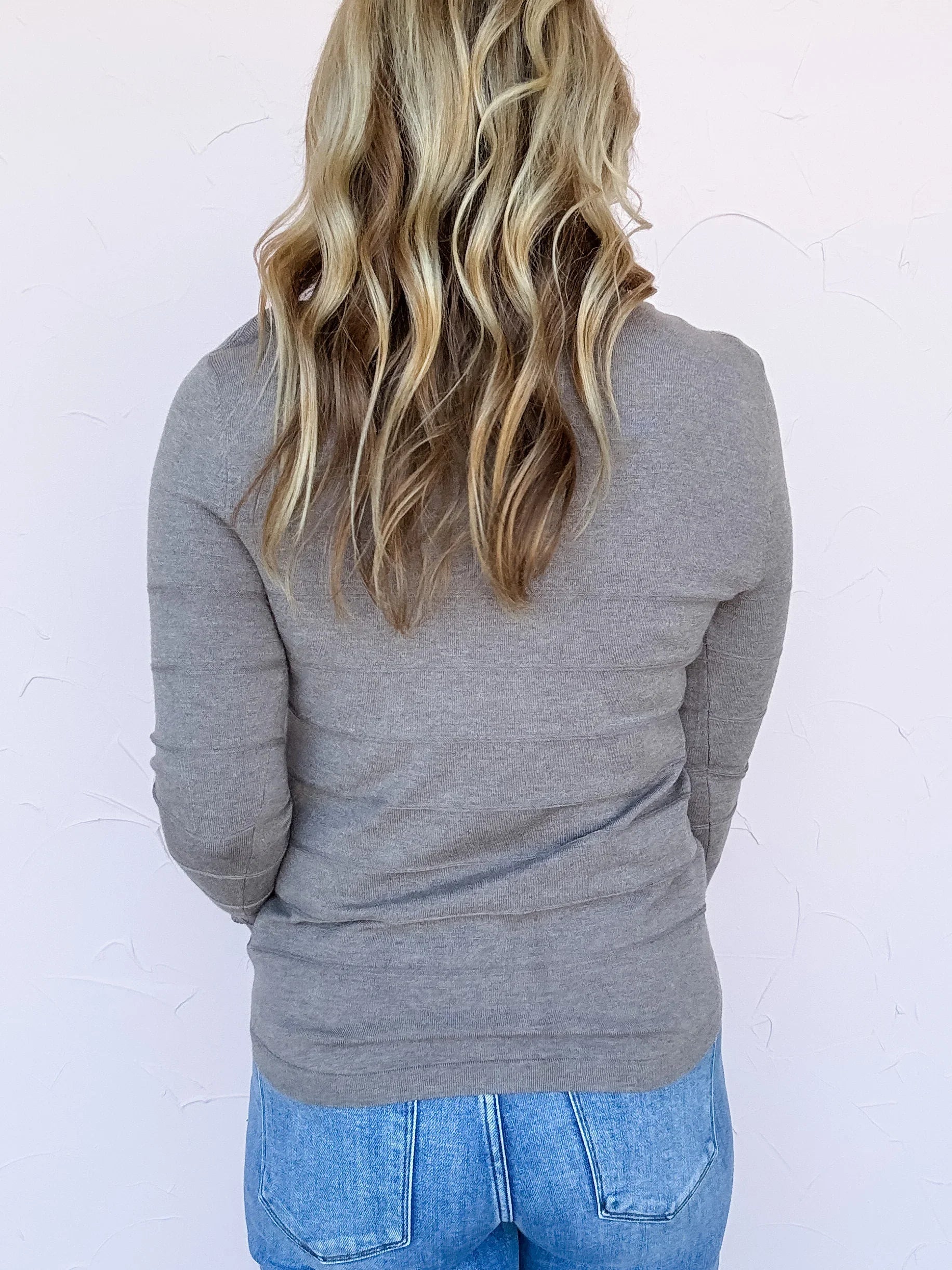 Mountain Trail Textured Sweater- FINAL SALE