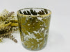 Mosaic Leaf Glass Candle Holders - Vintage Soul