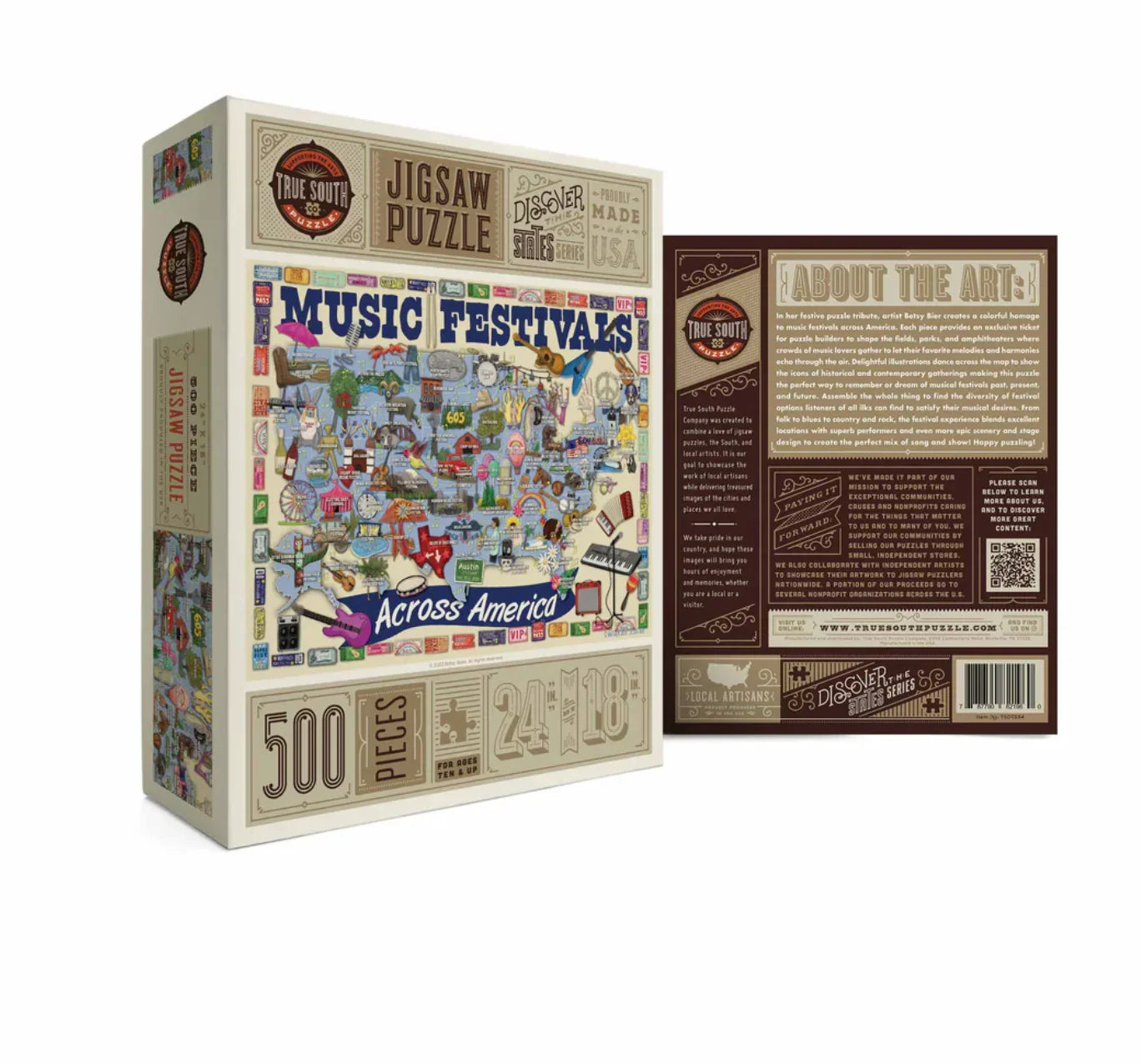 Music Festivals Puzzle | 500 Piece