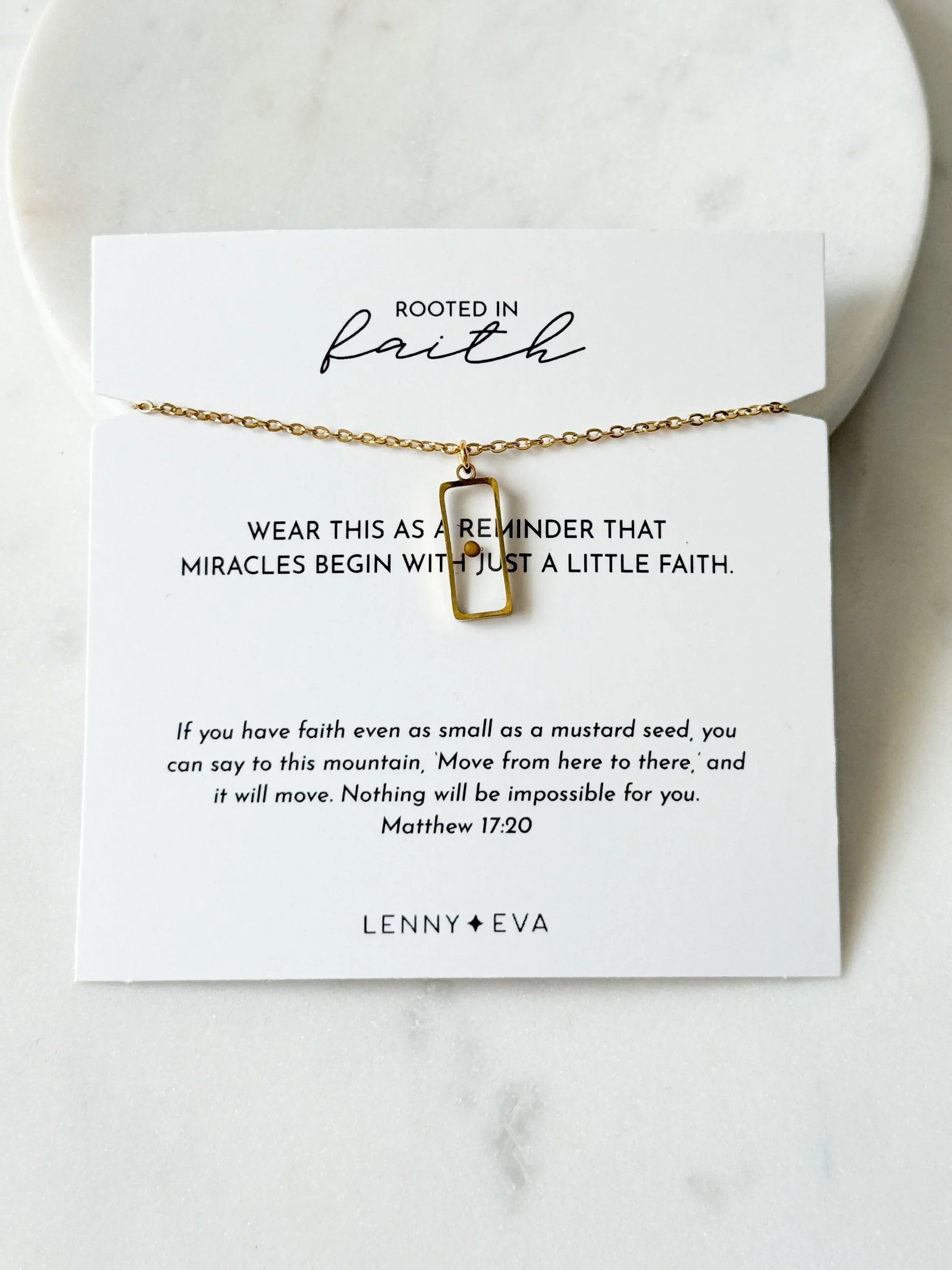 Mustard Seed Necklace | Lenny & Eva