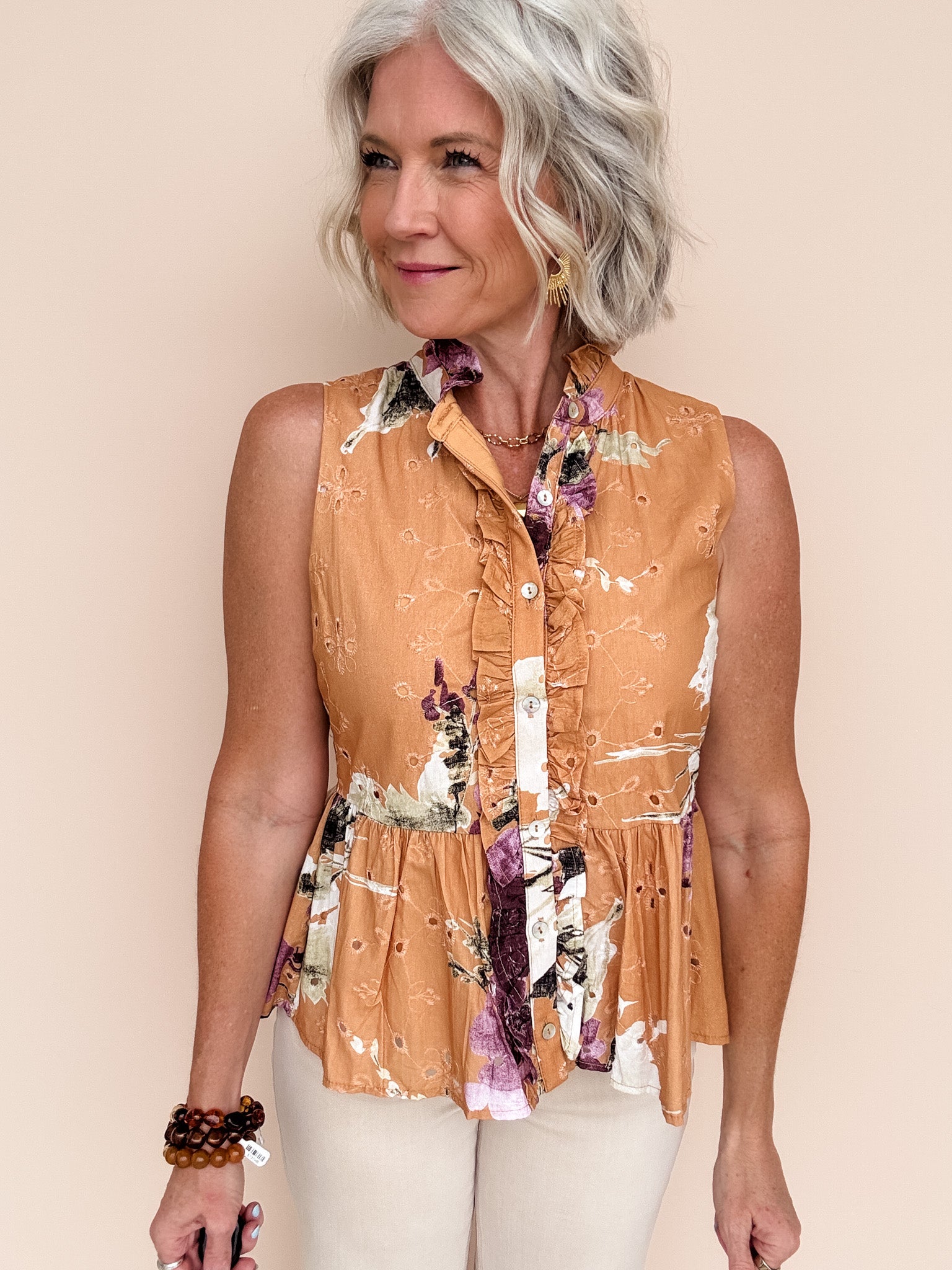Eyelet Garden Top