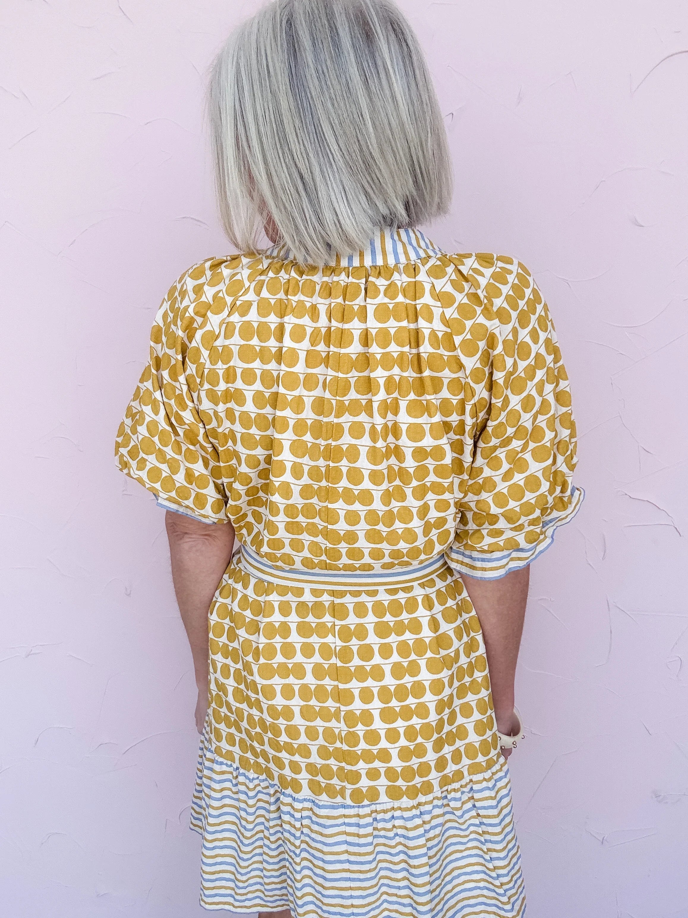 Mustard Market Dress