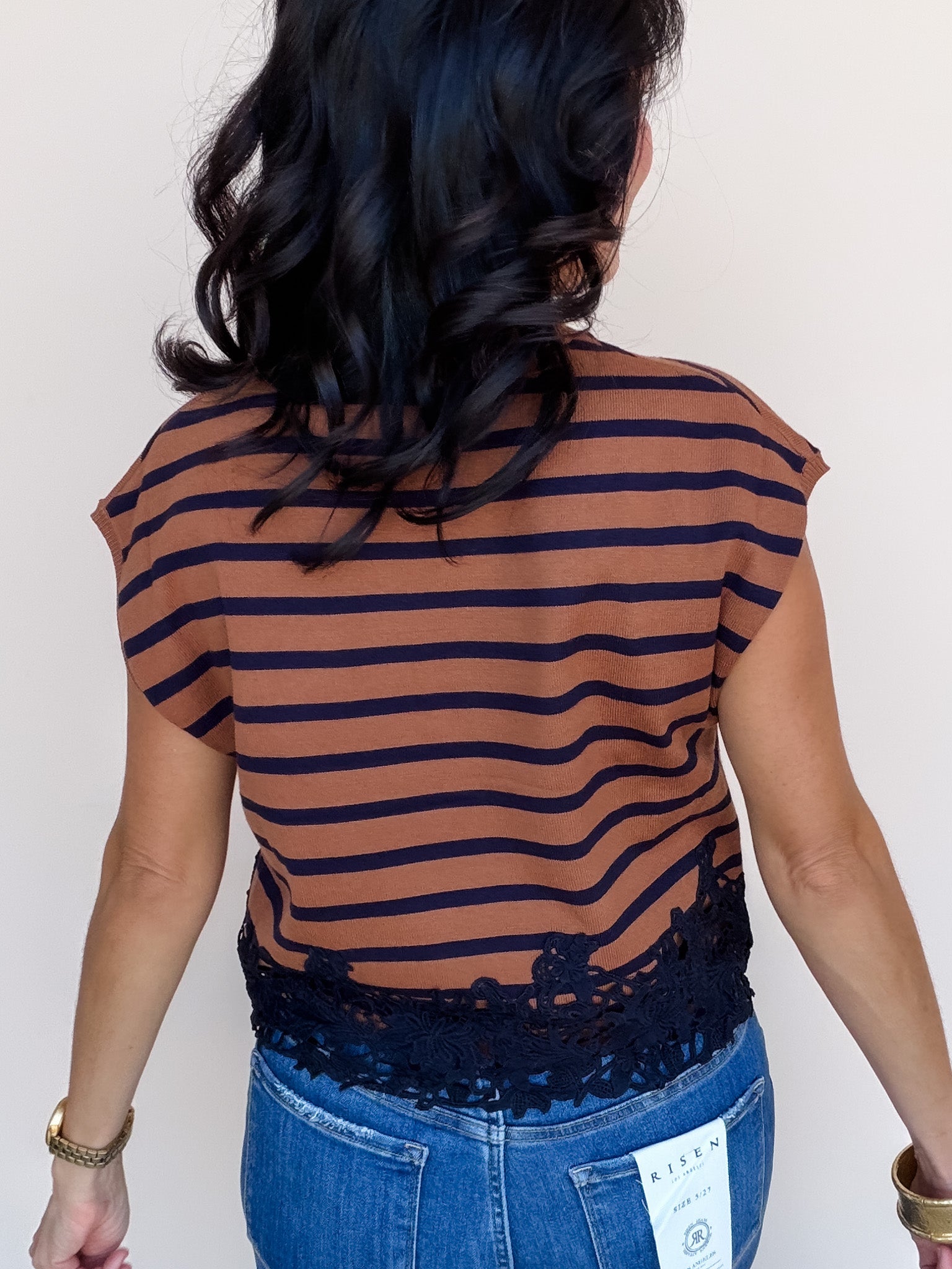 Navy Belle Top