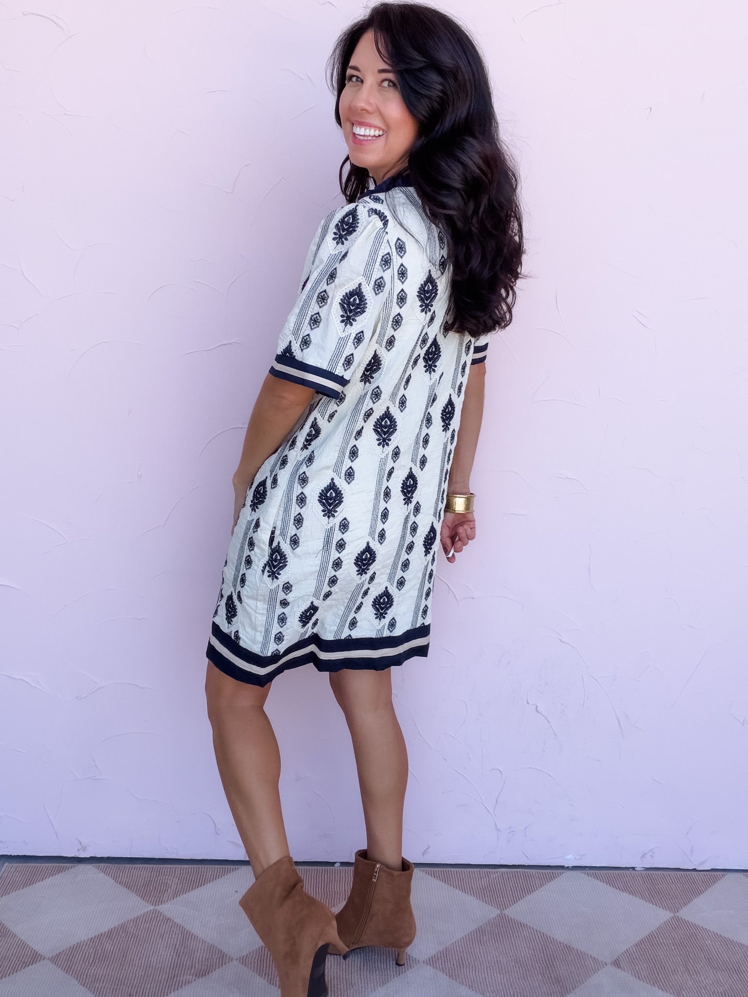 Indigo Folklore Dress