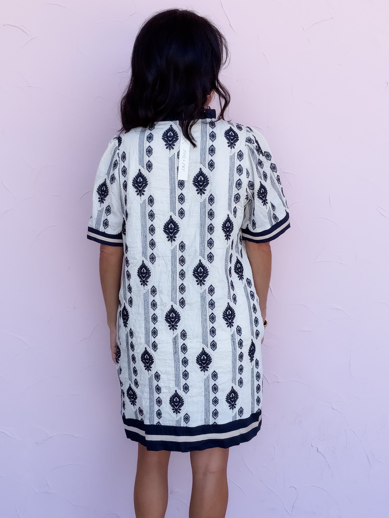 Indigo Folklore Dress