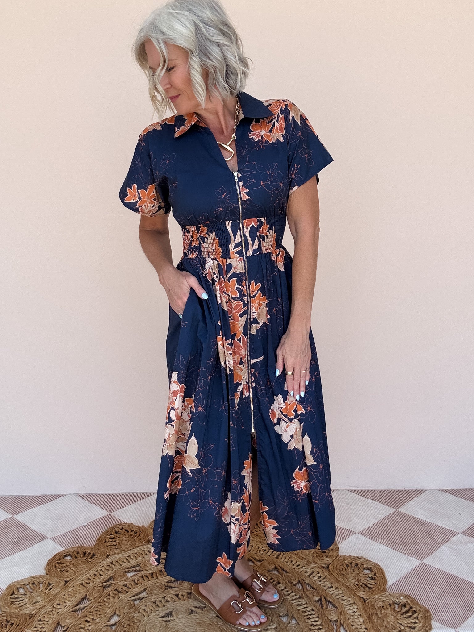Midnight Marigold Dress