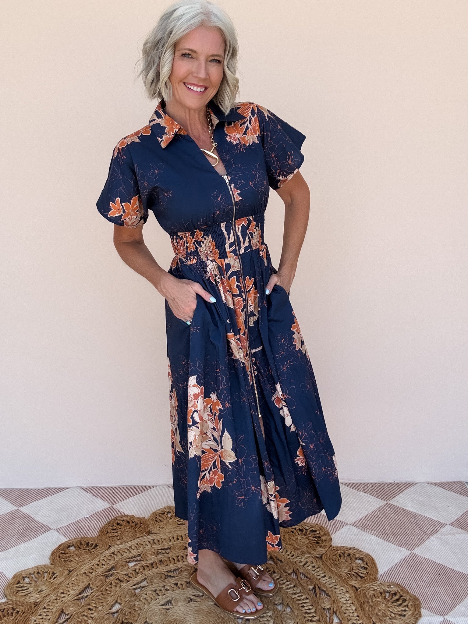Midnight Marigold Dress