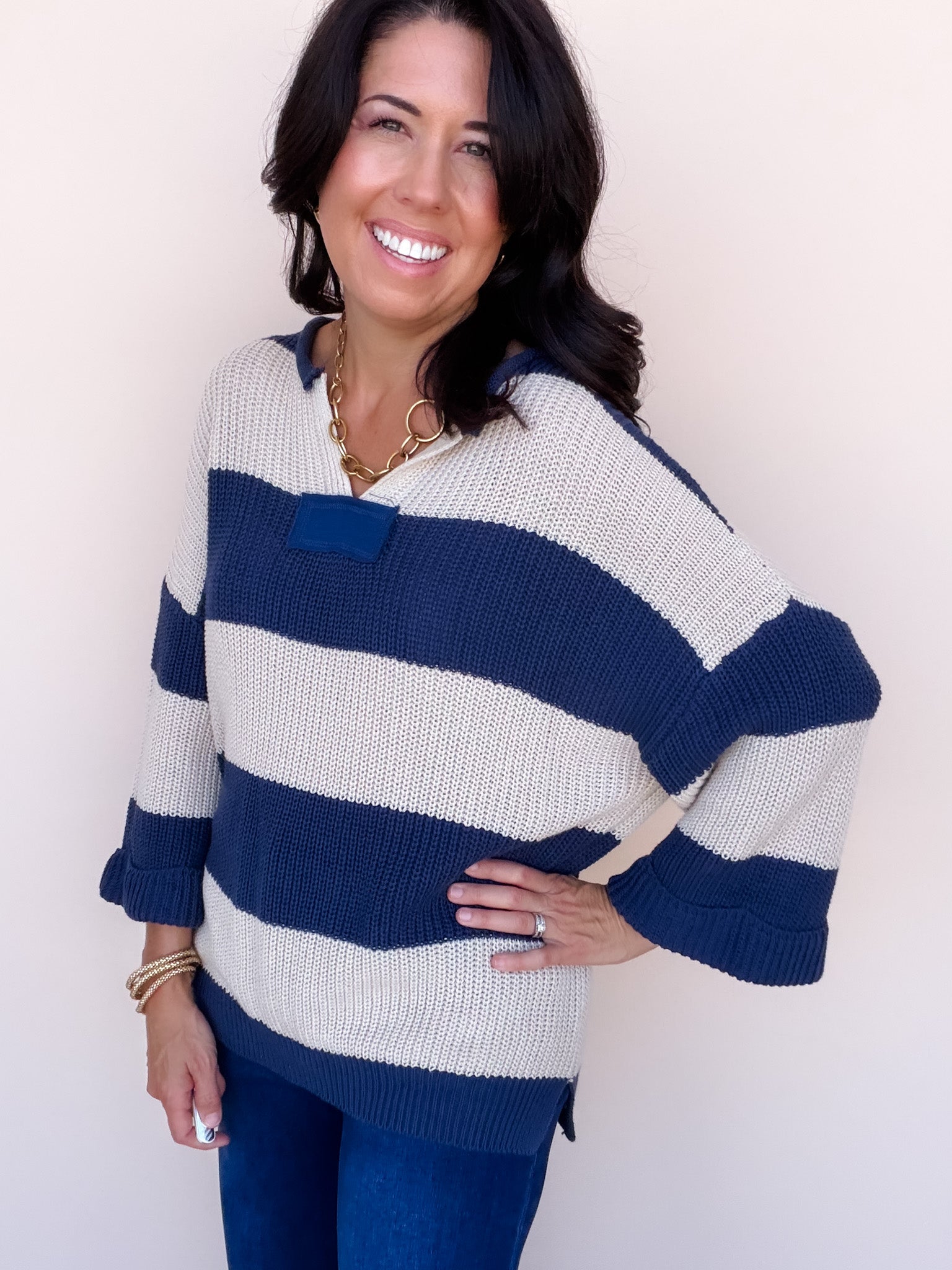 Victory Row Sweater