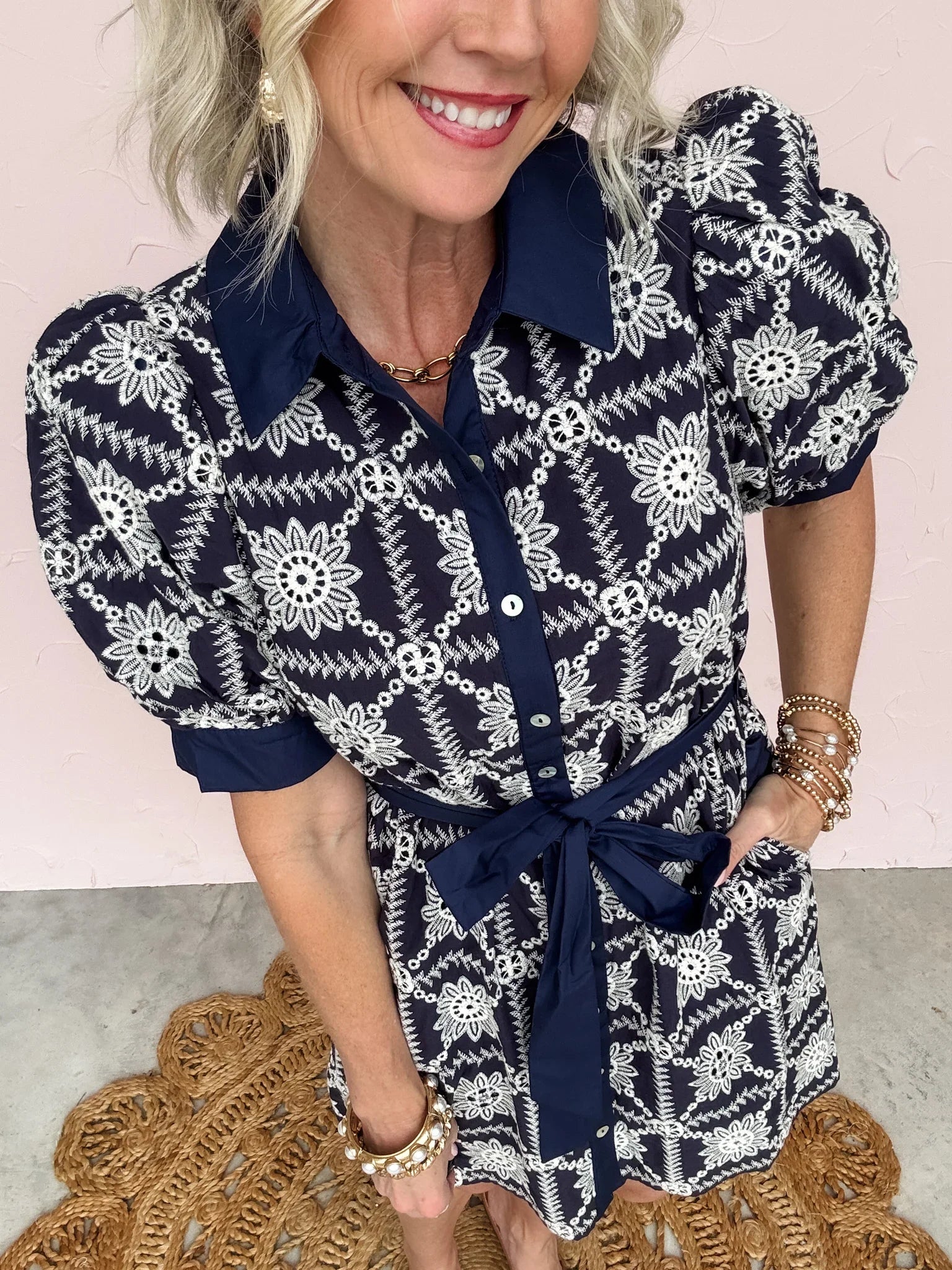 Delilah Eyelet Dress - 30% Off