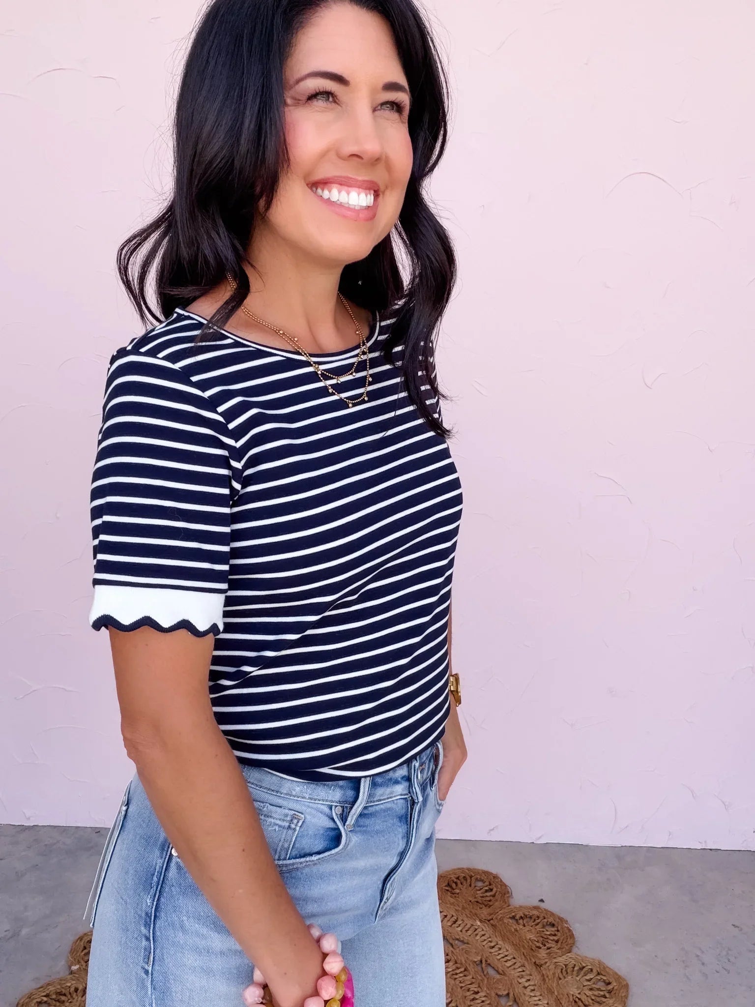 Blakely Stripe Top