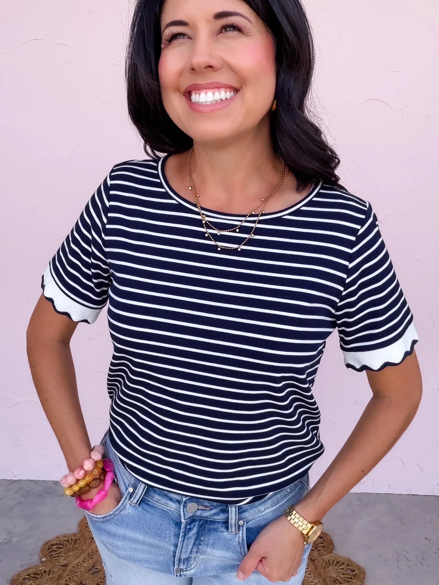 Blakely Stripe Top