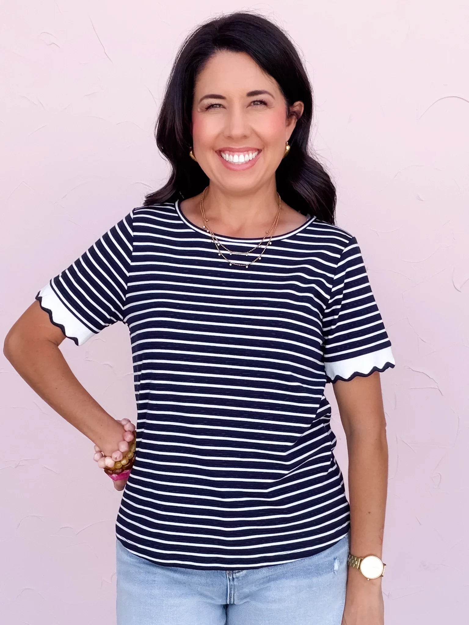 Blakely Stripe Top