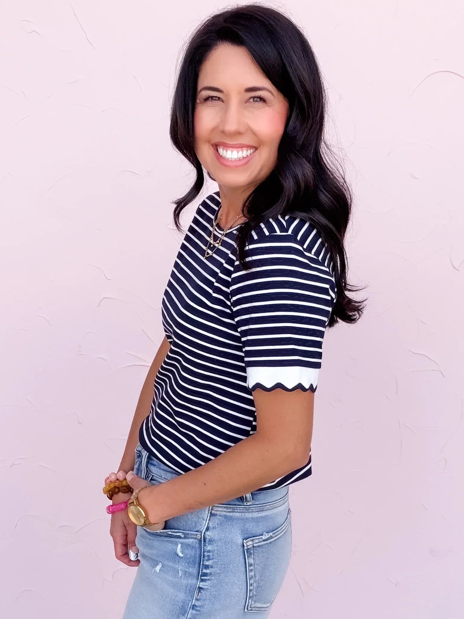 Blakely Stripe Top