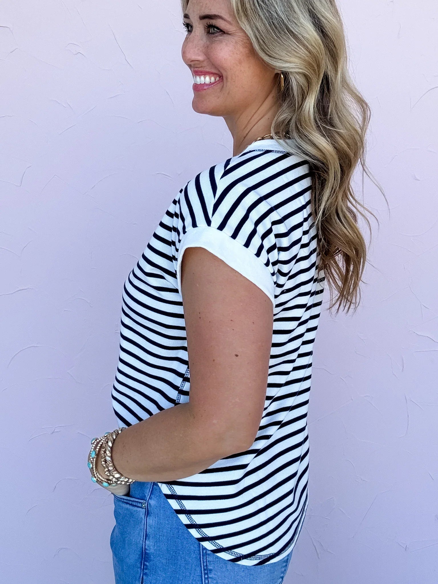 In a Snap Henley Top - 30% Off