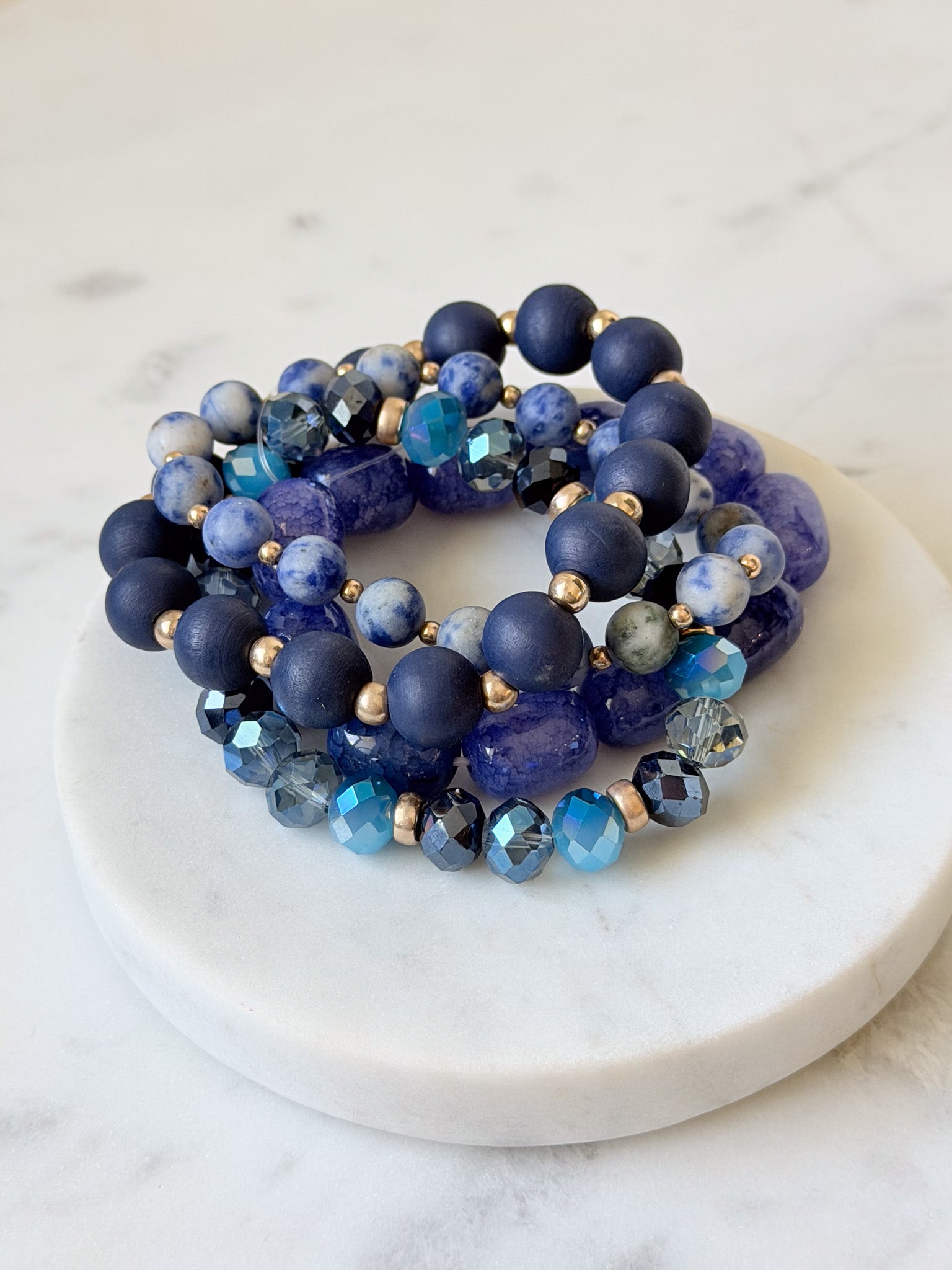 Good Vibes Stacked Bracelet