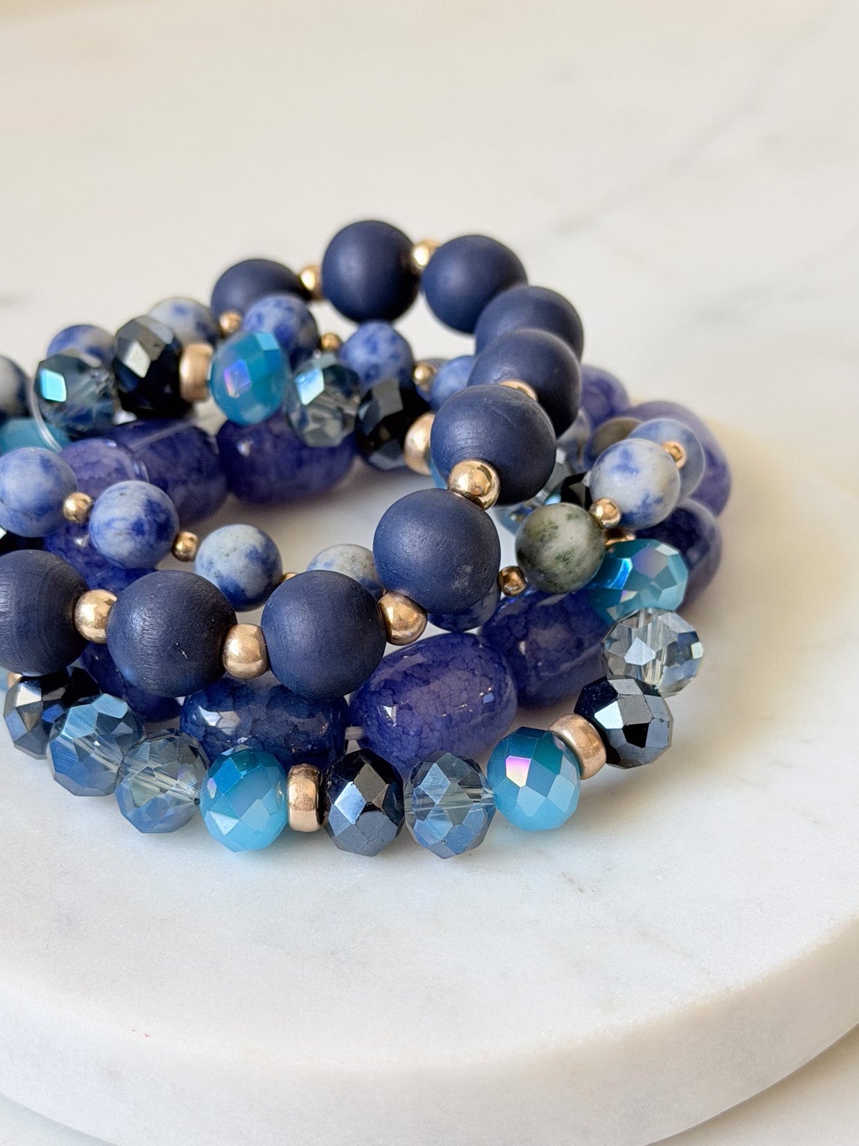 Good Vibes Stacked Bracelet