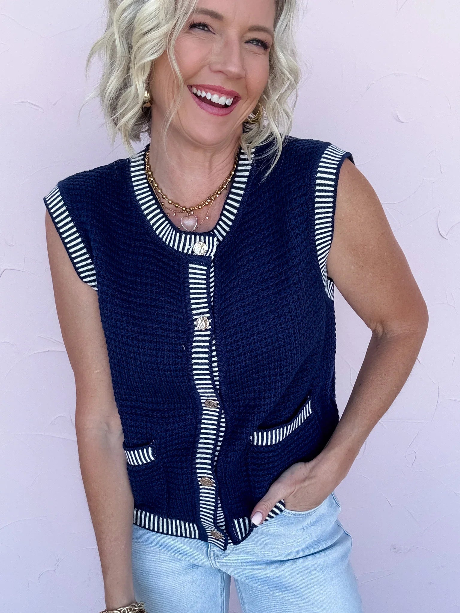Newport Navy Vest