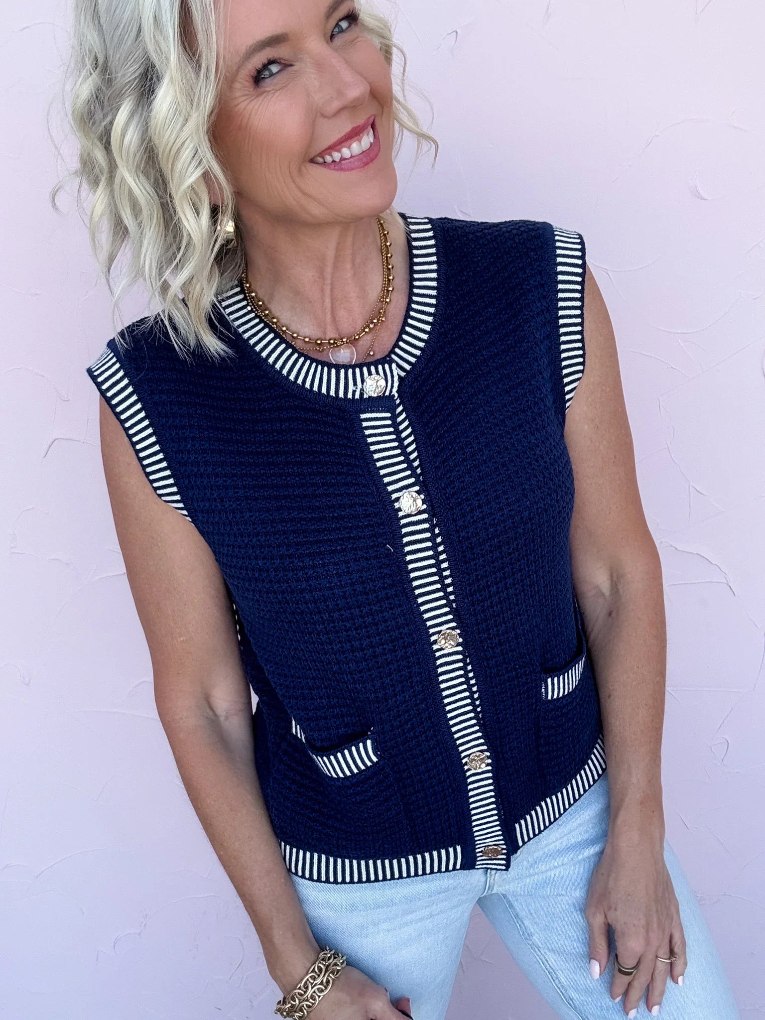 Newport Navy Vest