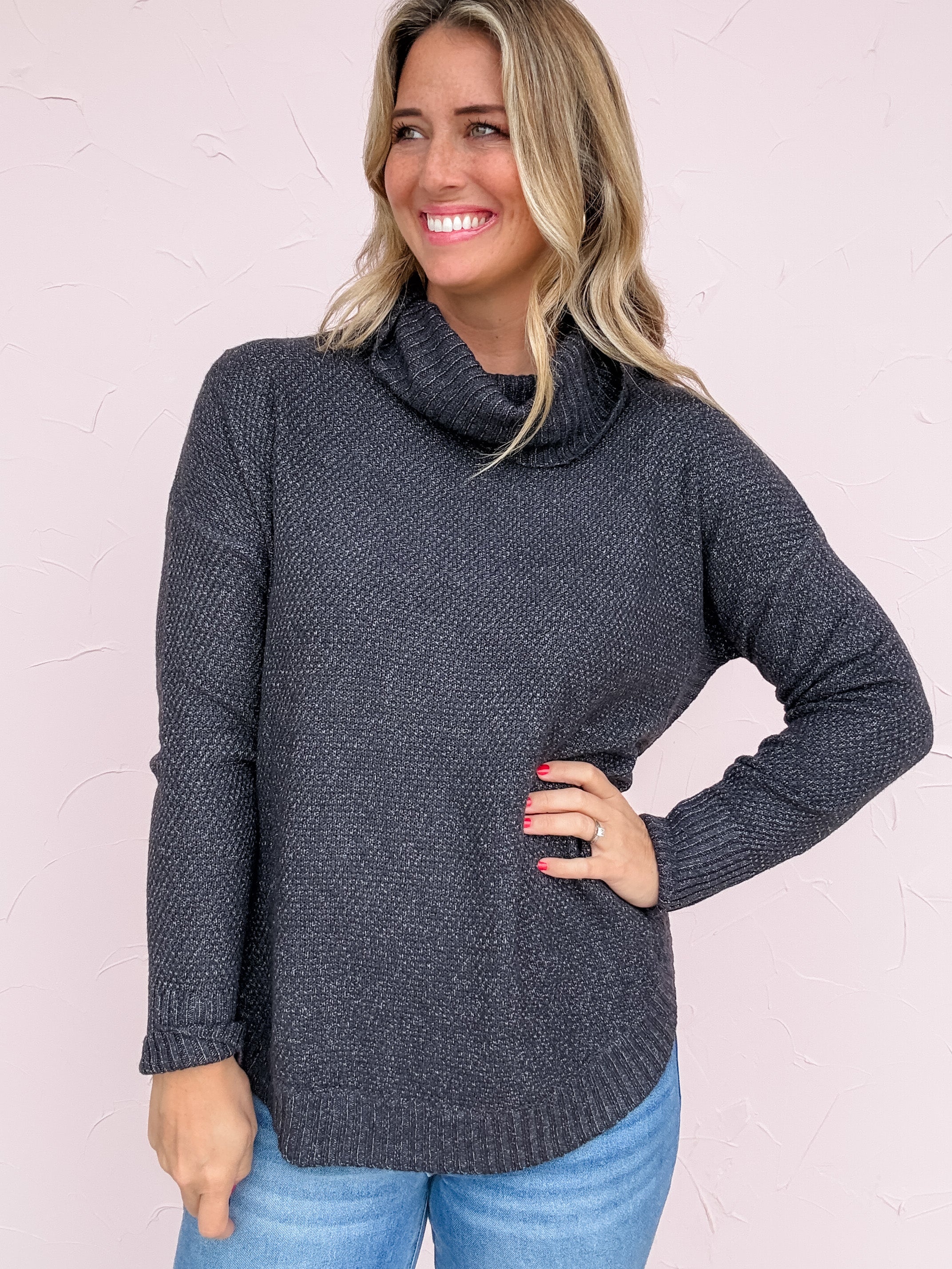 Smoky Woods Waffle Knit