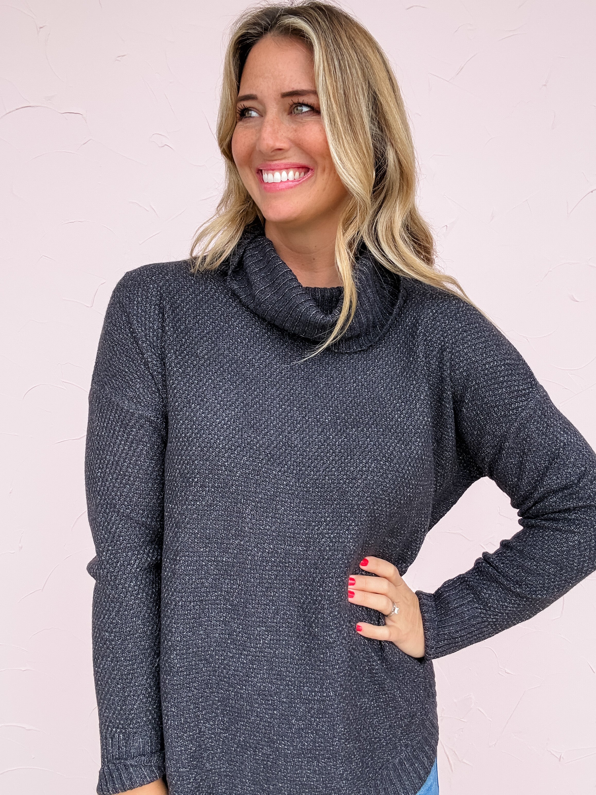 Smoky Woods Waffle Knit