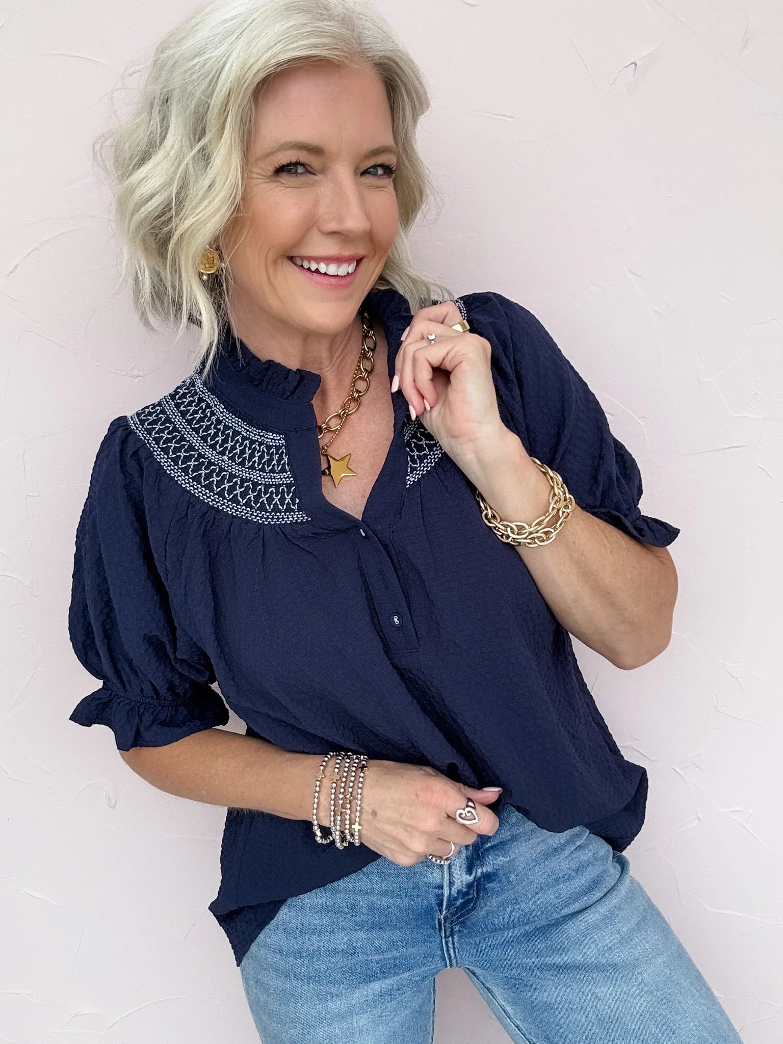 Threadwork Detail Top
