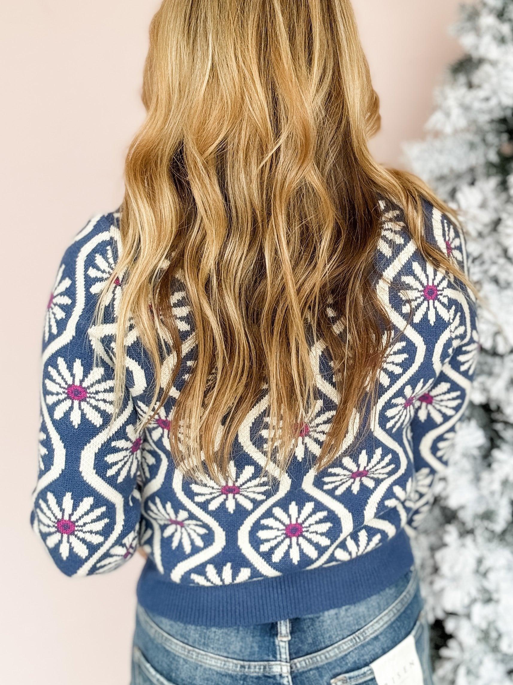 Winter Bloom Sweater