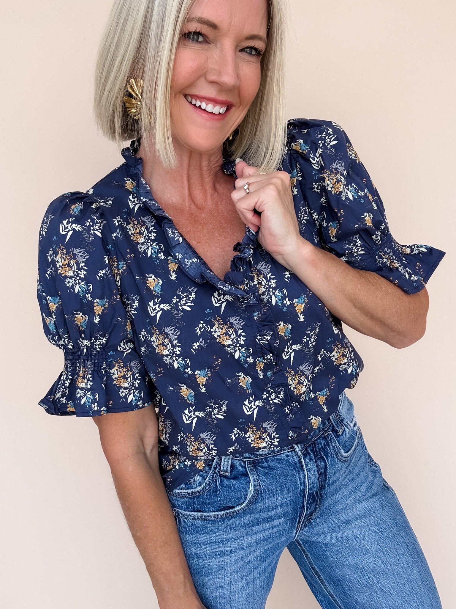 Camden Floral Top