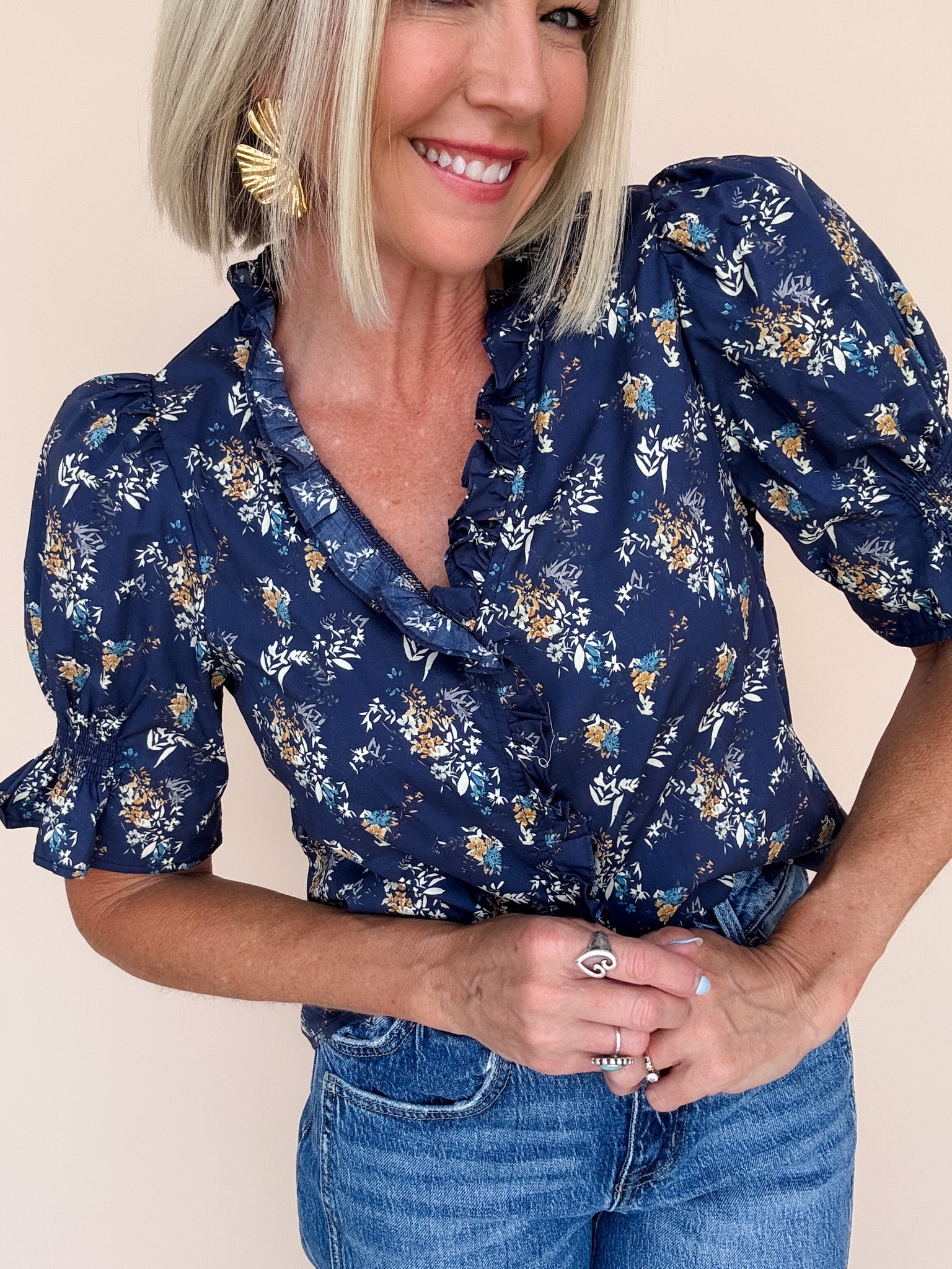 Camden Floral Top