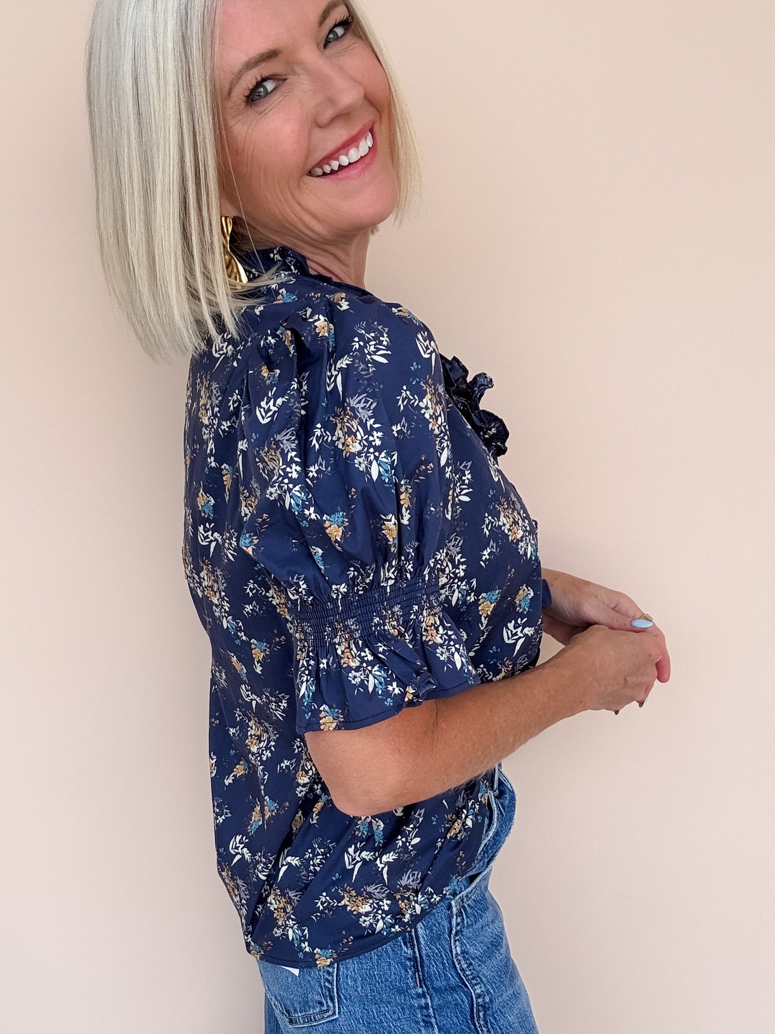 Camden Floral Top