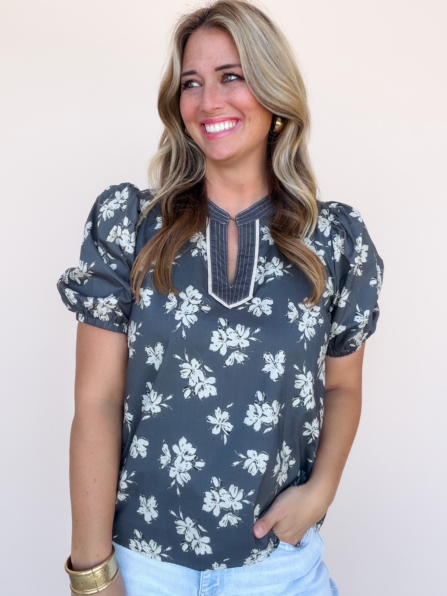 Whitfield Floral Top