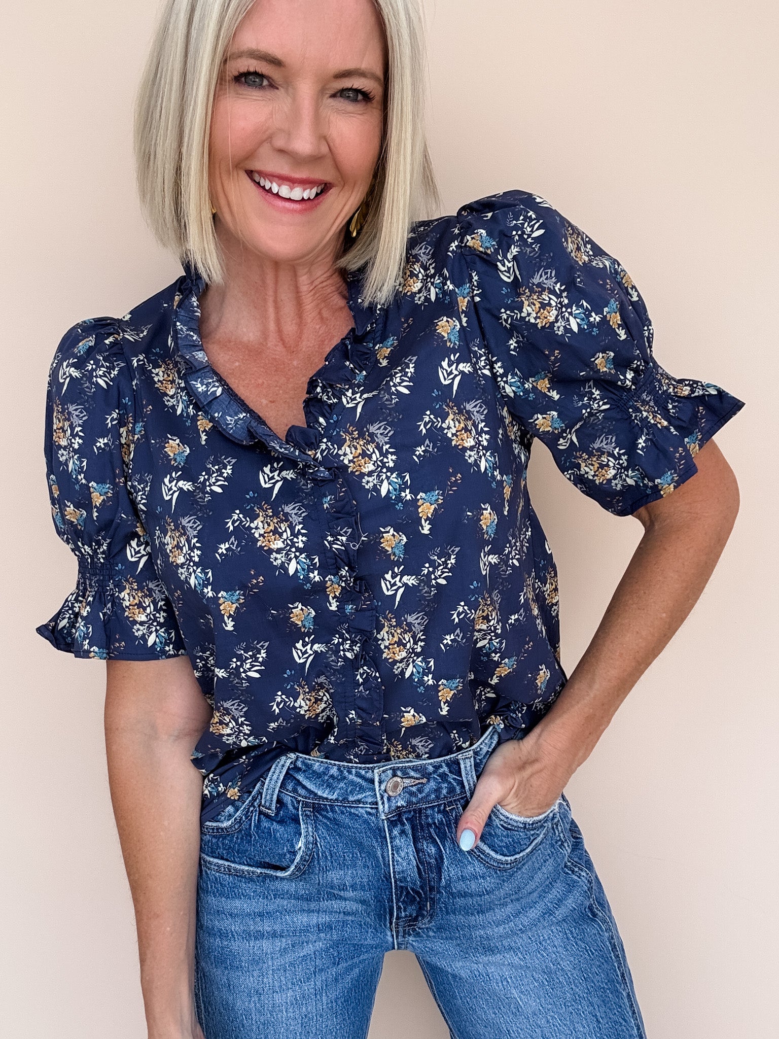 Camden Floral Top