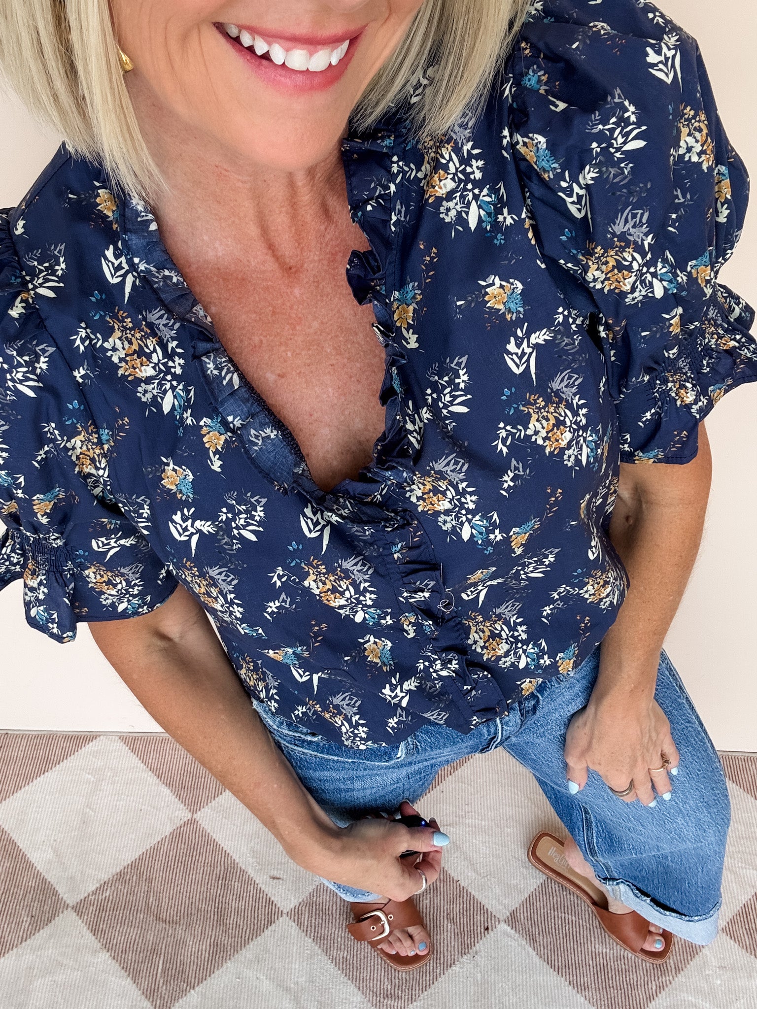 Camden Floral Top