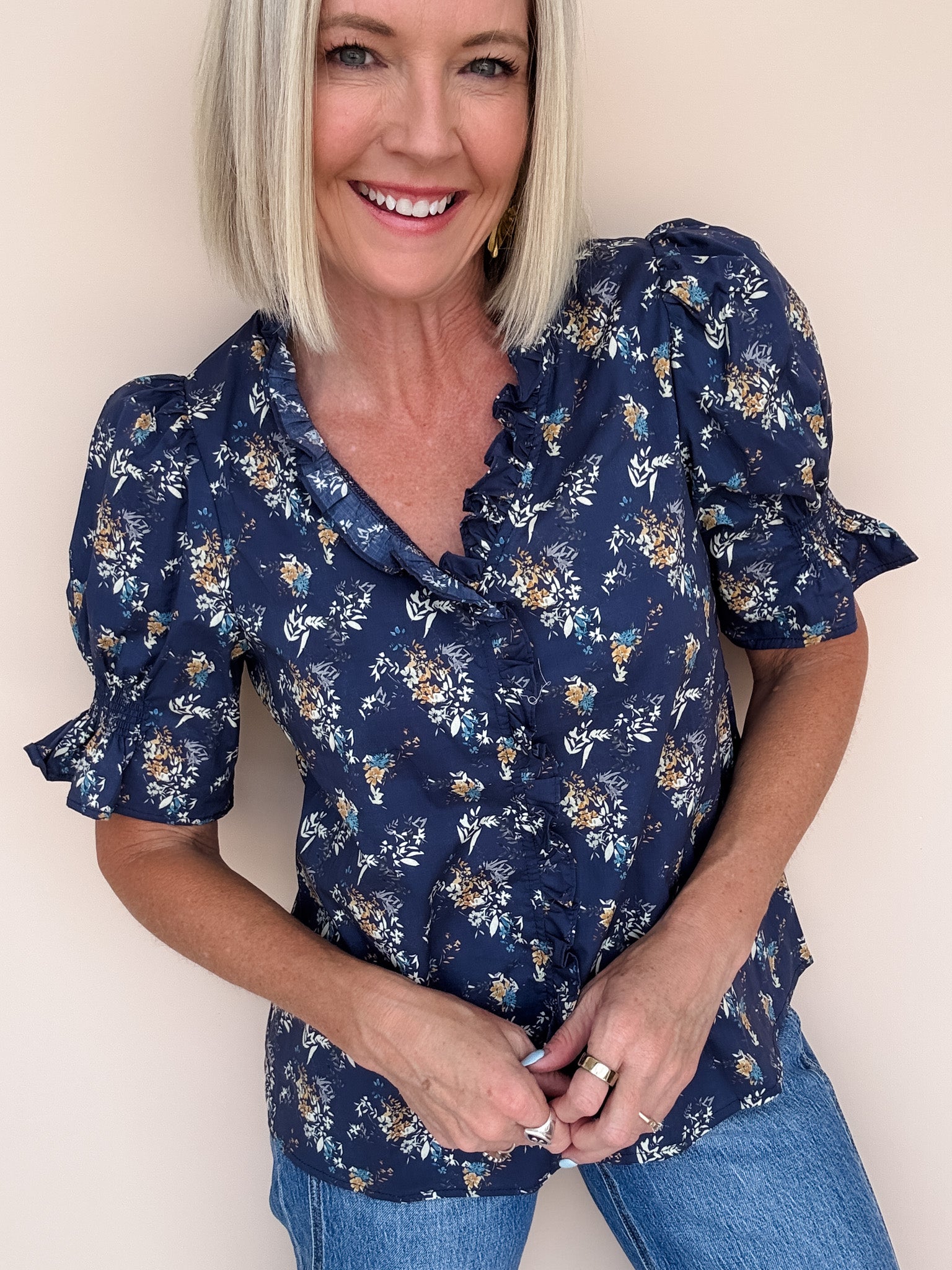 Camden Floral Top